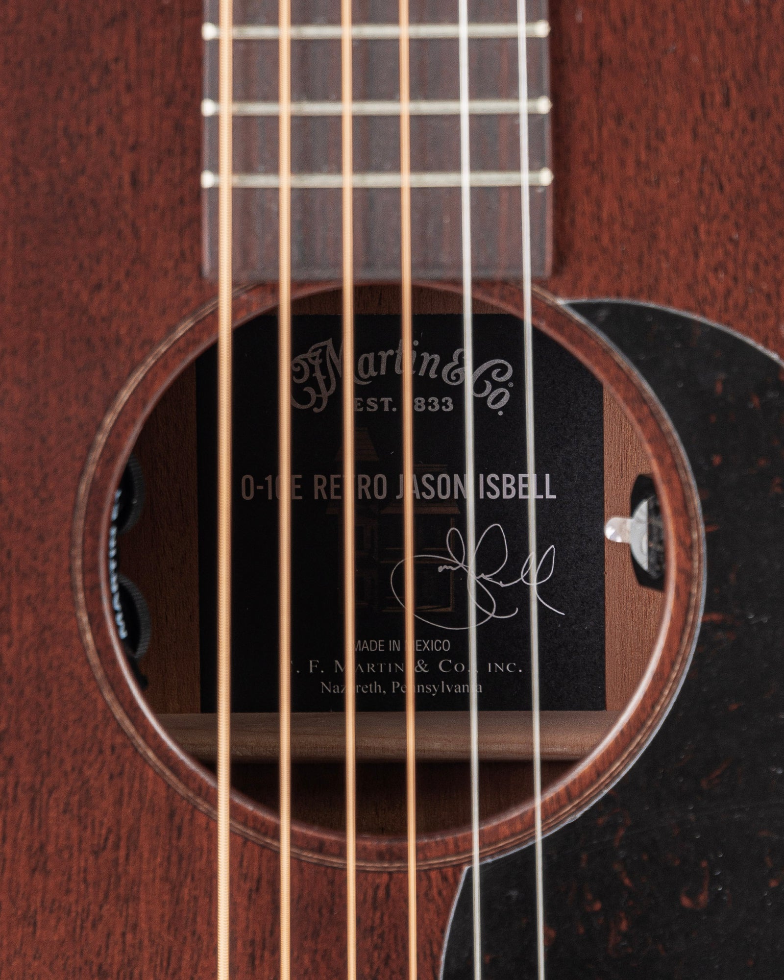 Martin 0-10E Retro Jason Isbell Special Edition Acoustic Electric Guitar - Dark Mahogany