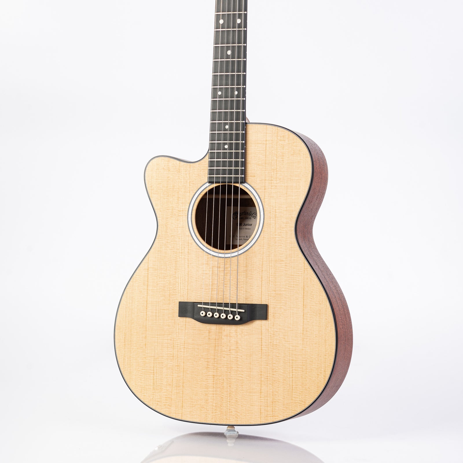 Martin 000CJr-10EL Junior Left Handed Acoustic Electric Guitar - Natural
