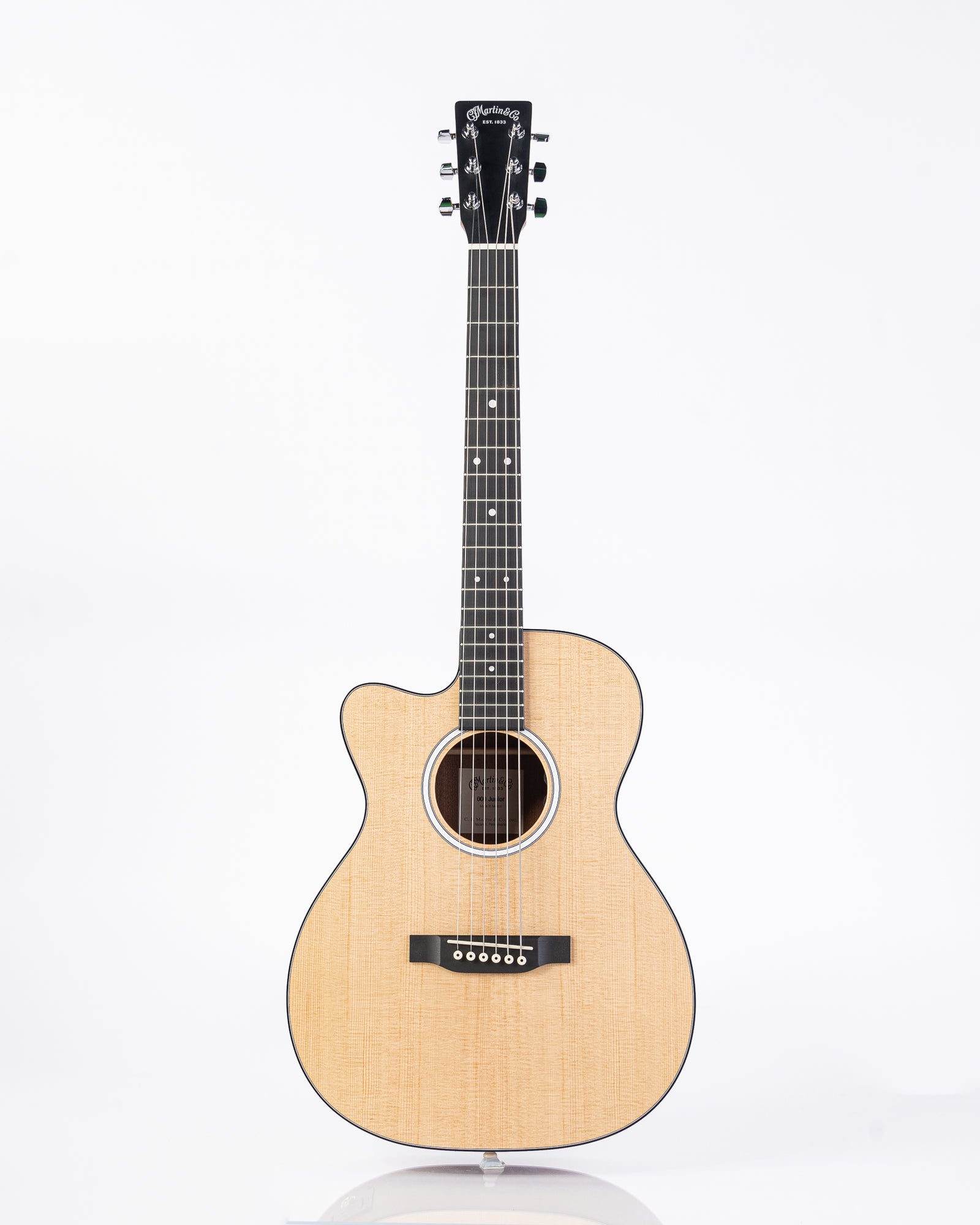 Martin 000CJr-10EL Junior Left Handed Acoustic Electric Guitar - Natural