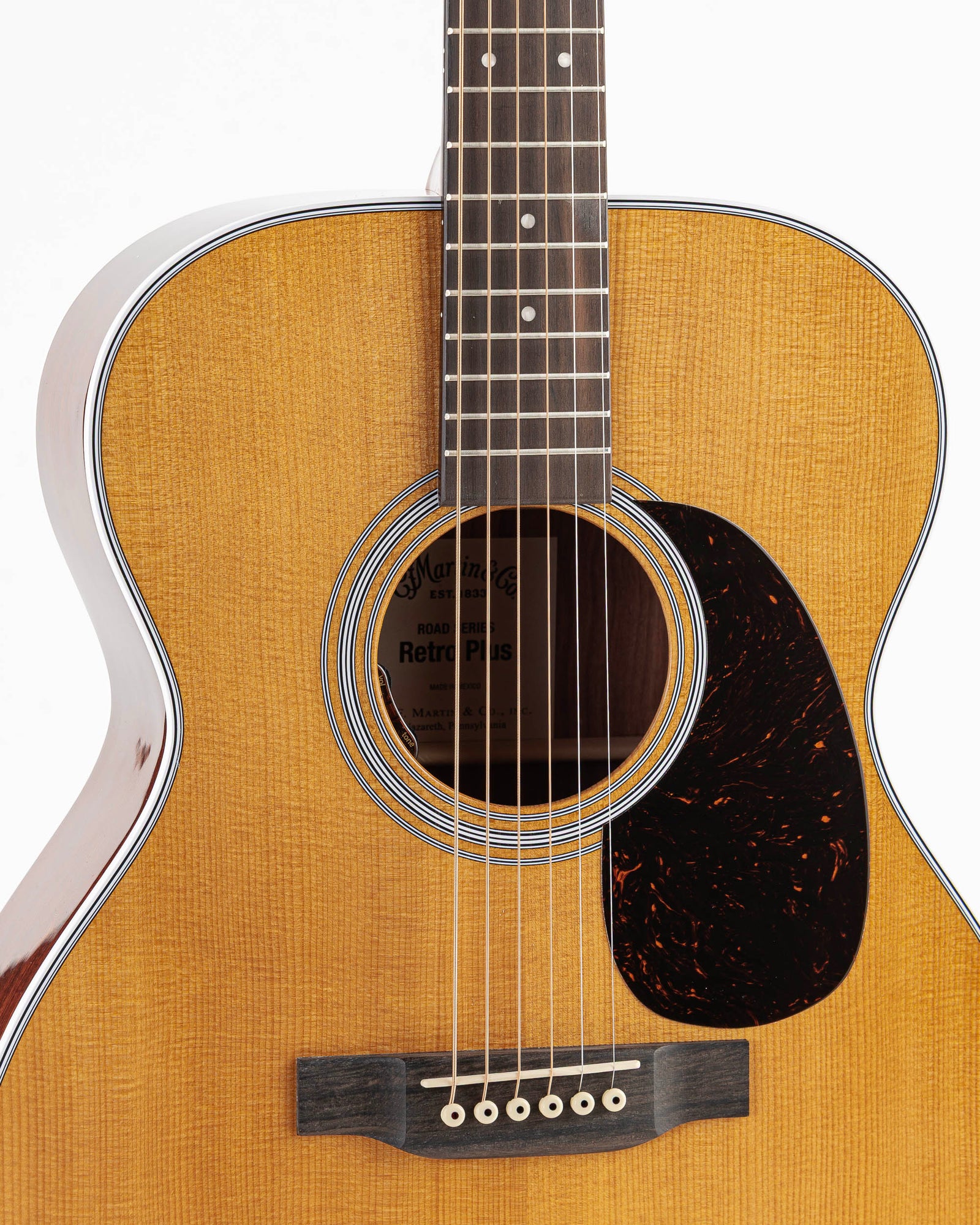 Martin 000E Retro Plus Granadillo Road Series Acoustic Electric Guitar - Aging Toner Natural Gloss