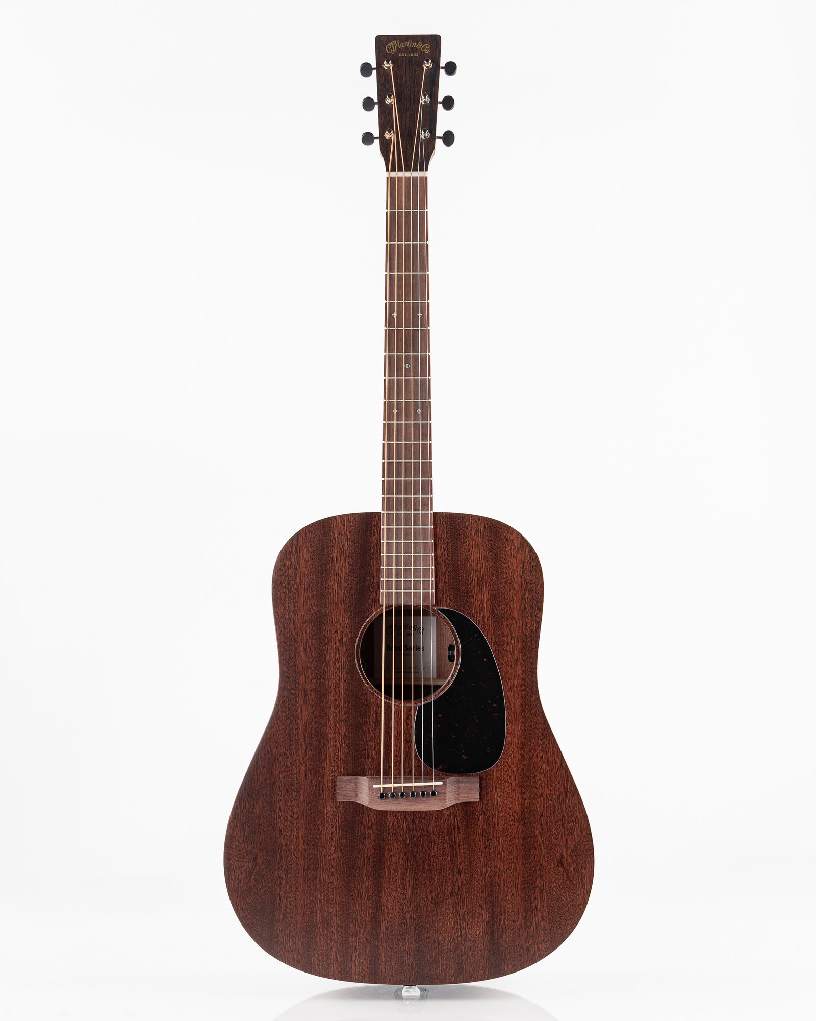 Martin D-10E Retro Sapele Road Series Dreadnought Acoustic Electric Guitar - Dark Mahogany
