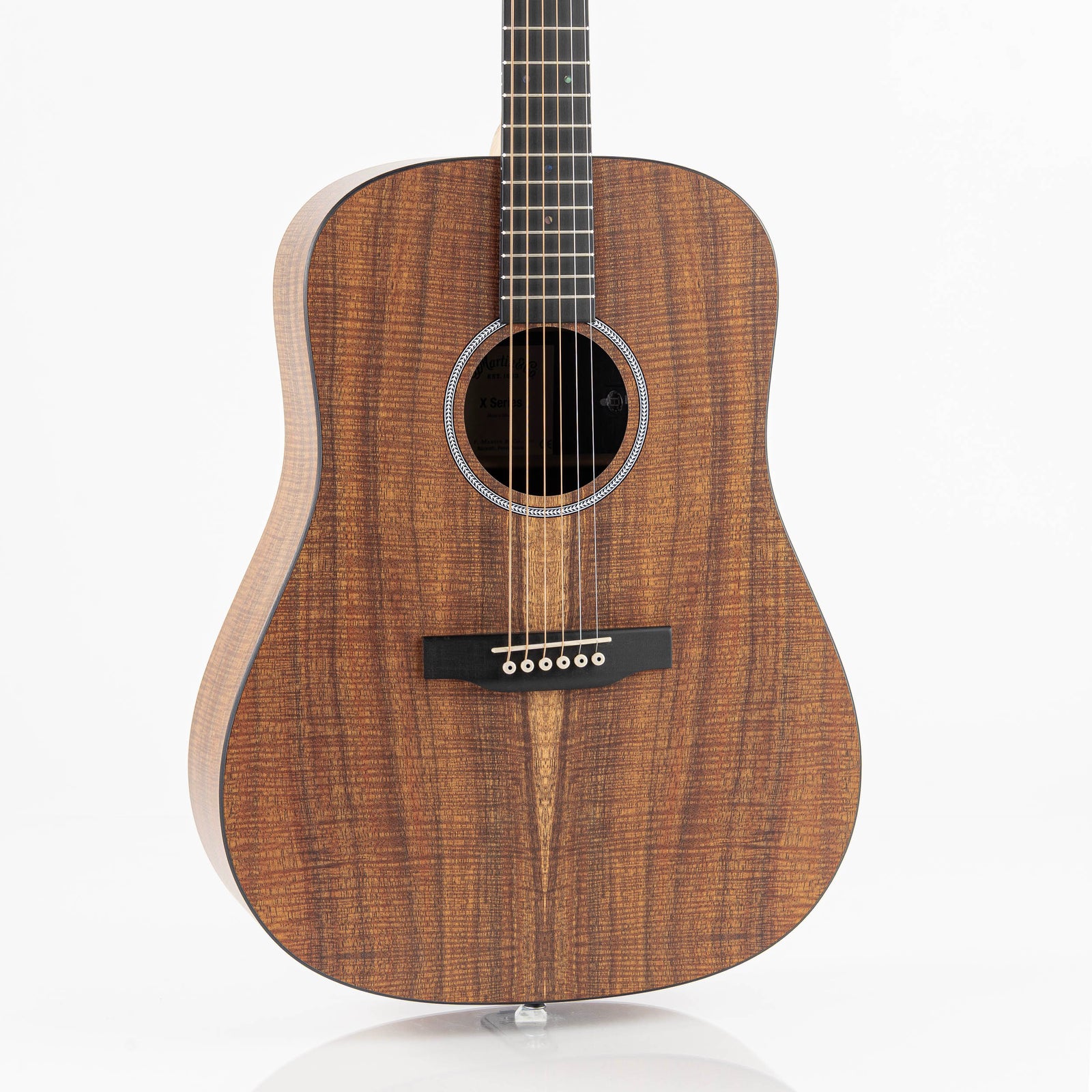 Martin D-X1E Koa X Series Dreadnought Acoustic Electric Guitar - Natural