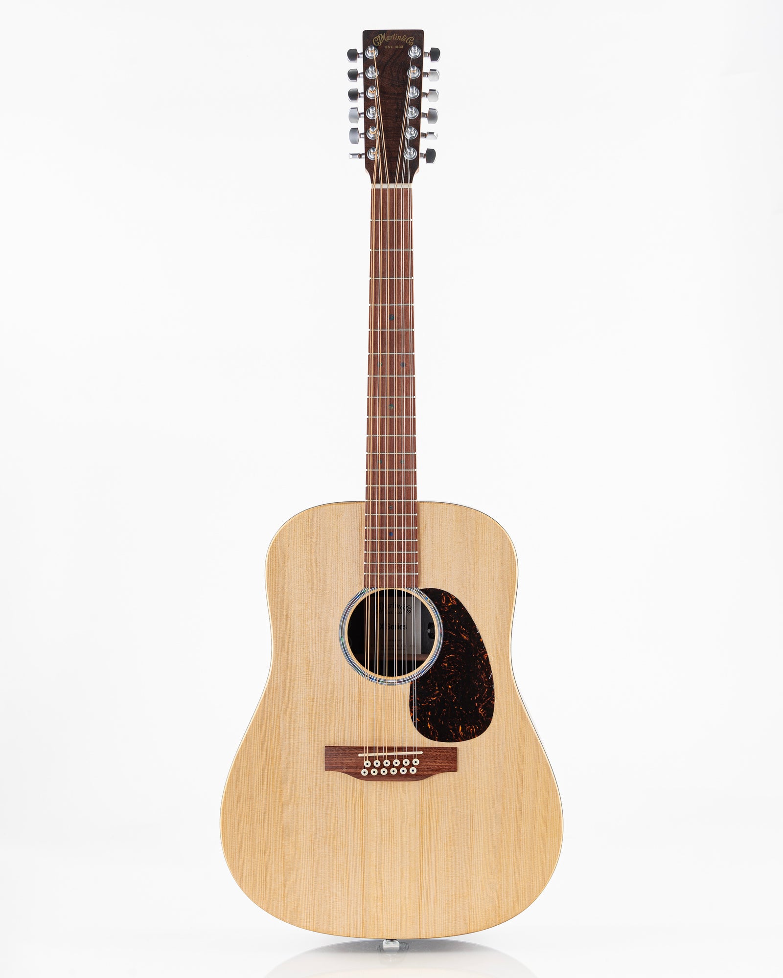 Martin D-X2E X Series Brazilian Rosewood 12 String Dreadnought Acoustic Electric Guitar - Natural