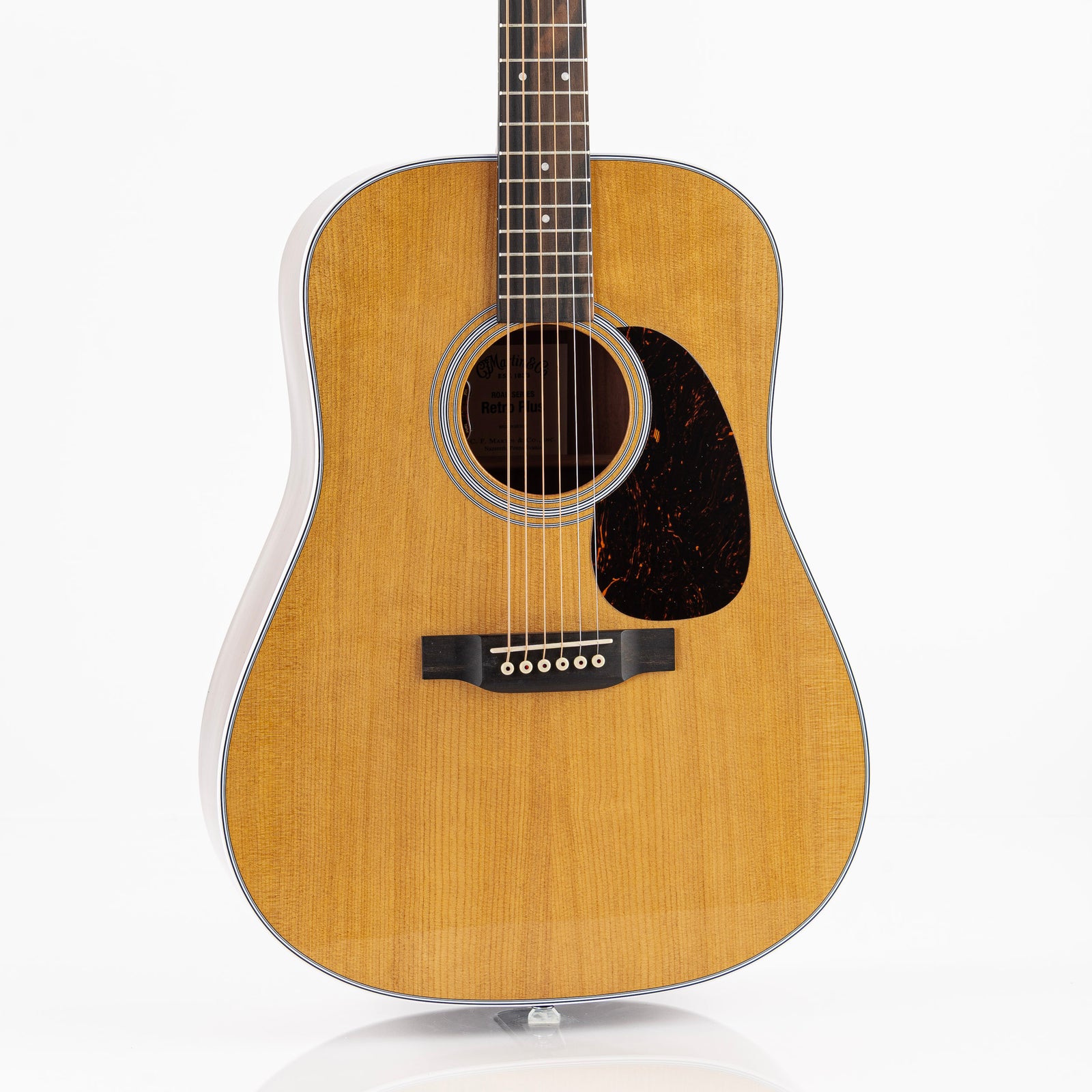 Martin DE Retro Plus Granadillo Road Series Dreadnought Acoustic Electric Guitar - Aging Toner Natural Gloss