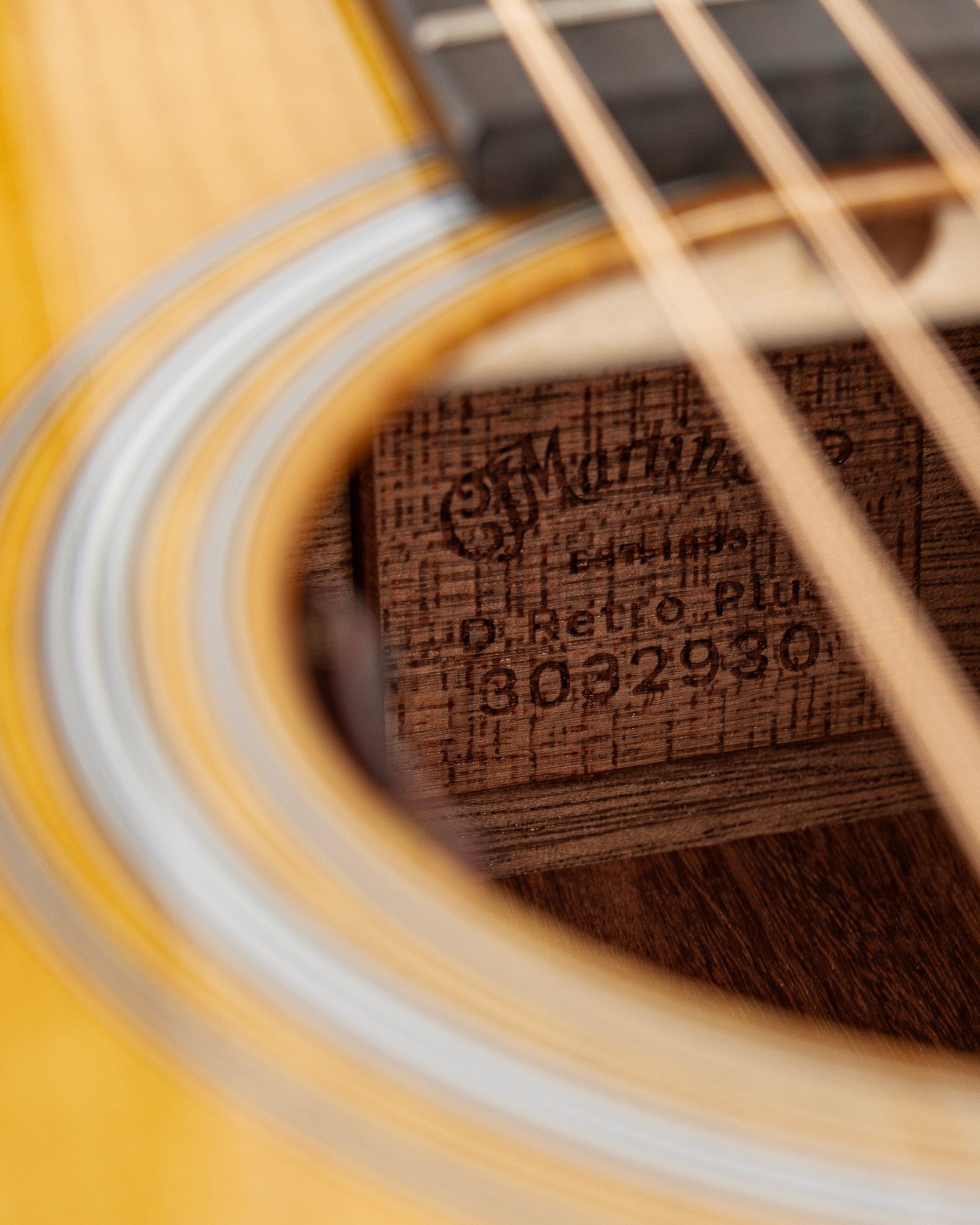 Martin DE Retro Plus Granadillo Road Series Dreadnought Acoustic Electric Guitar - Aging Toner Natural Gloss