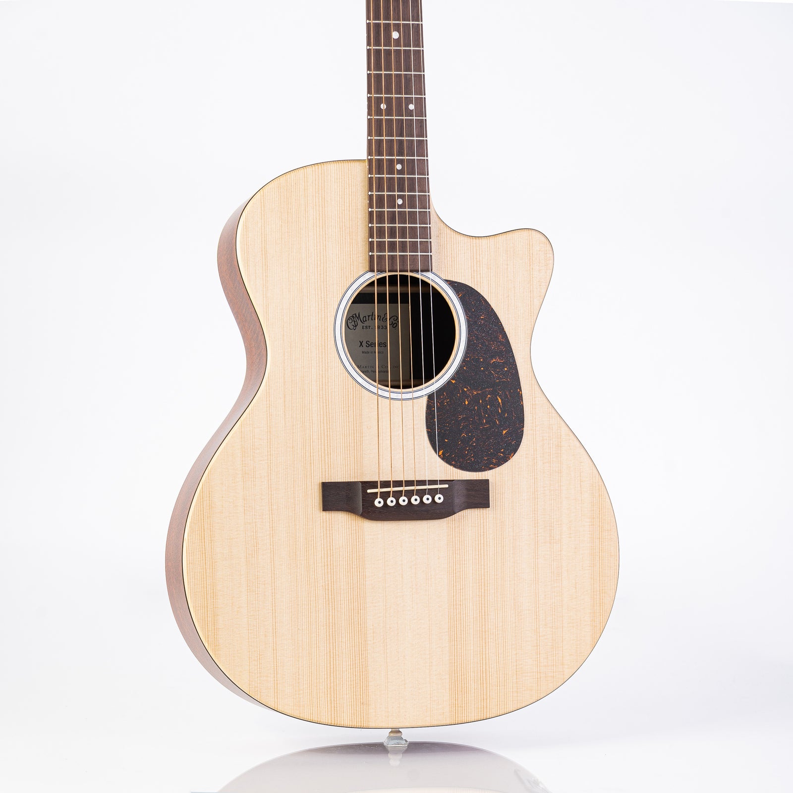 Martin X Series GPC-X2E-01 Acoustic Electric Guitar - Natural