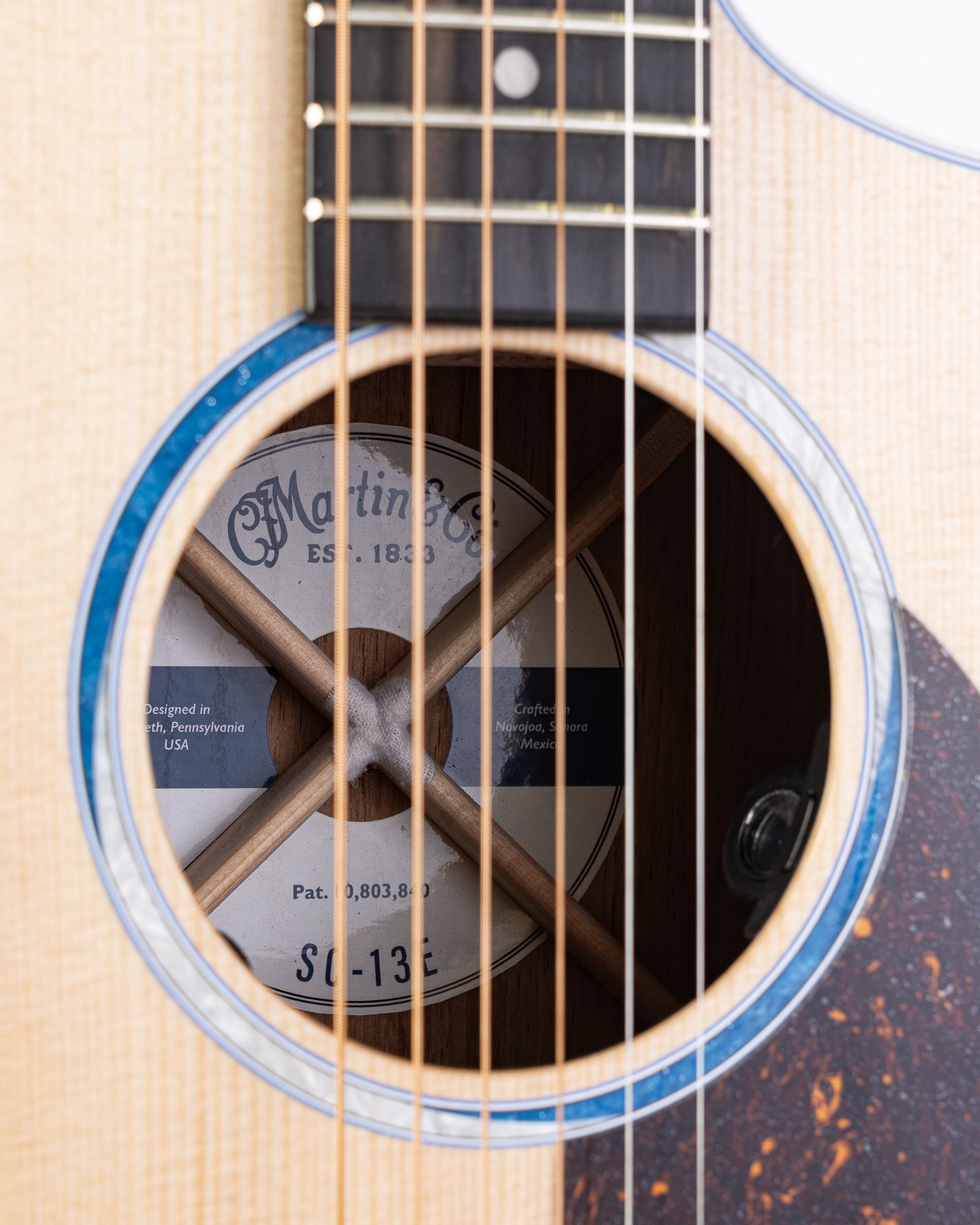 Martin Road Series SC-13E-01 Koa Acoustic Electric Guitar - Natural