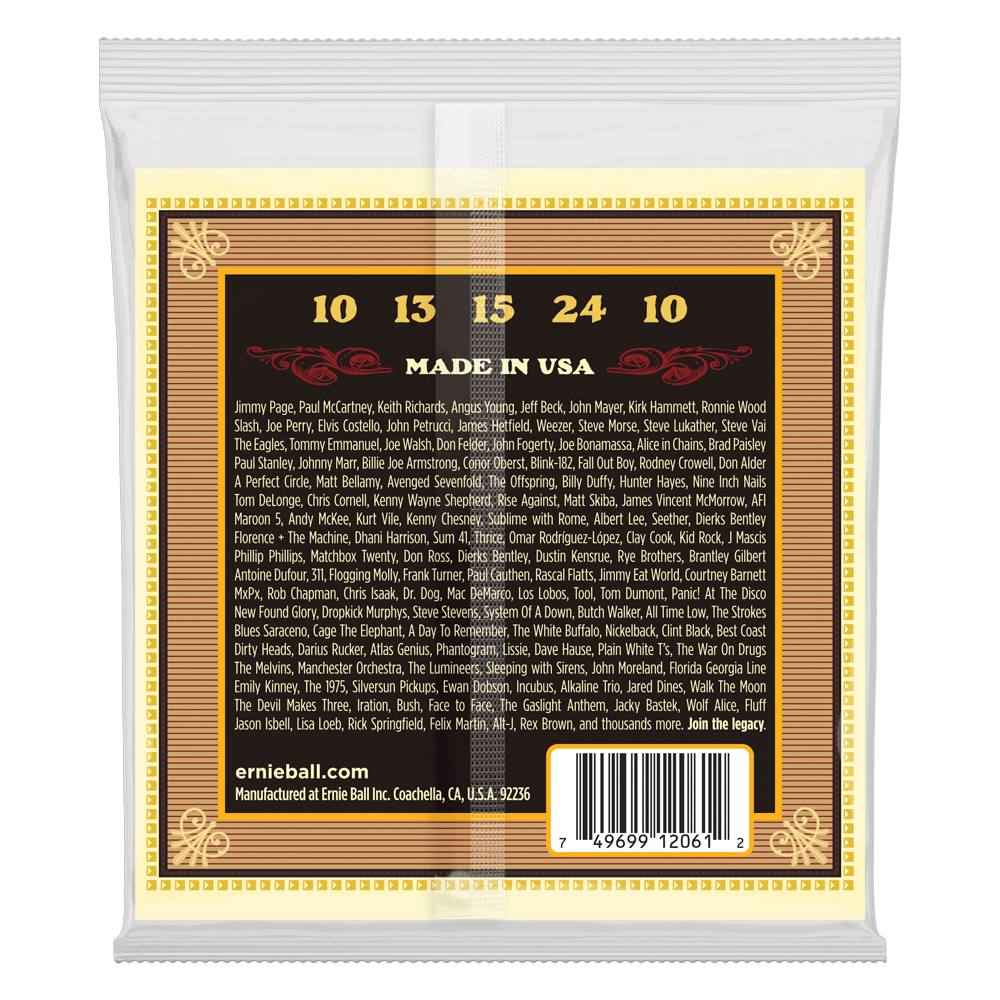 Ernie Ball P02063 Earthwood 80/20 Bronze Loop End 5-String Bluegrass Banjo Strings (9-20)