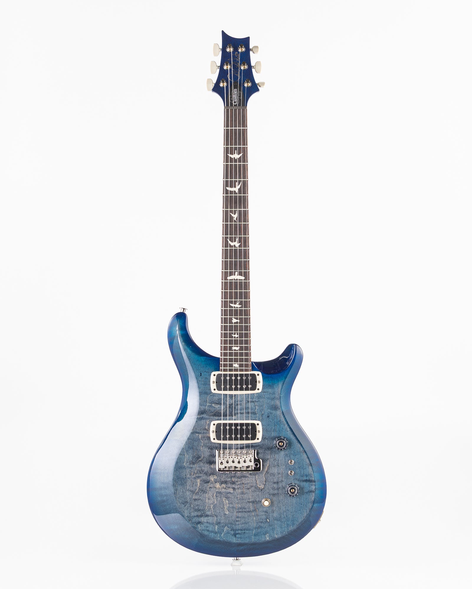 PRS S2 Custom 24-08 Electric Guitar - Faded Gray Black Blue Burst