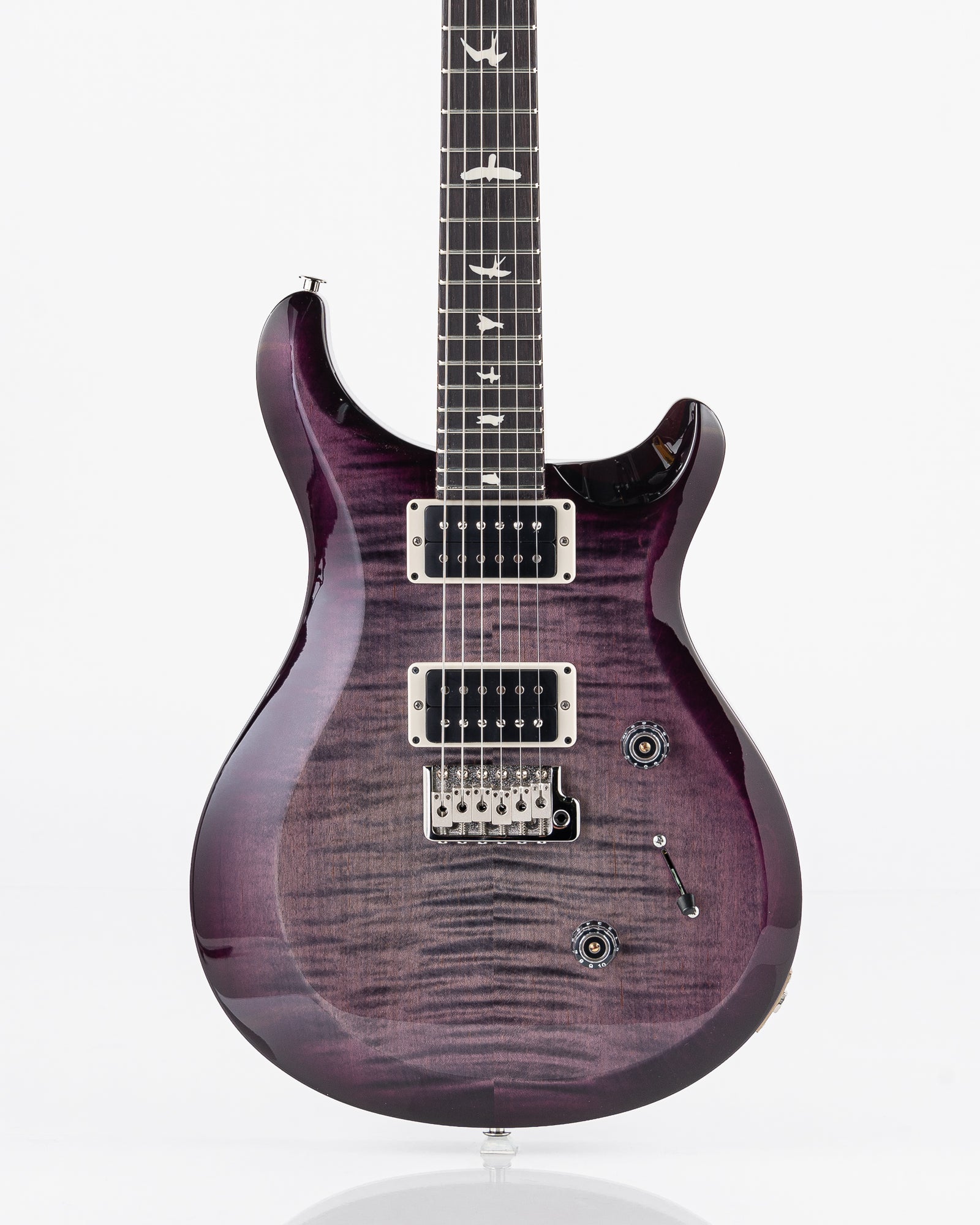PRS S2 Custom 24 Electric Guitar - Faded Gray Black Purple Burst