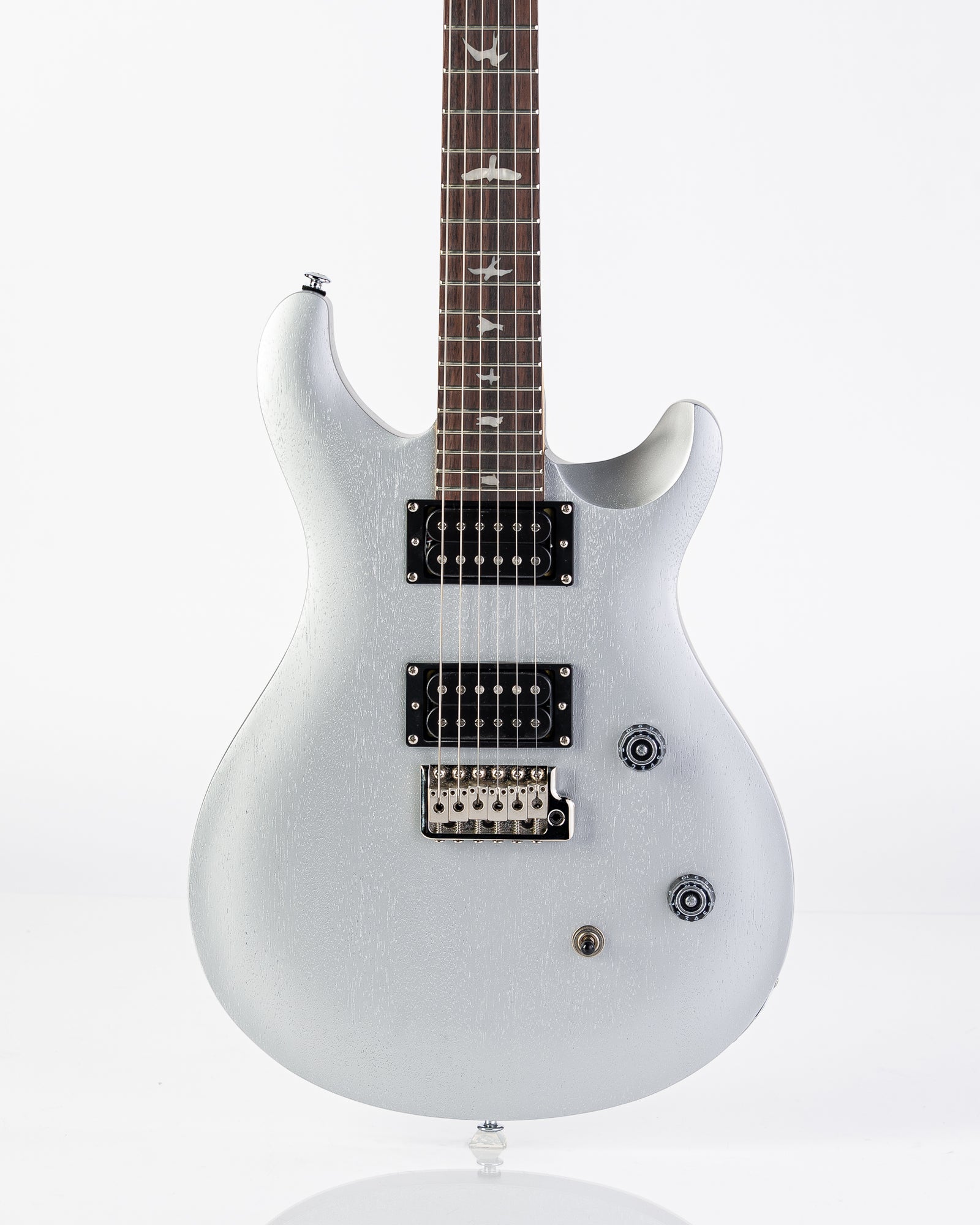 PRS SE CE 24 Standard Satin Electric Guitar - Metallic Silver Satin