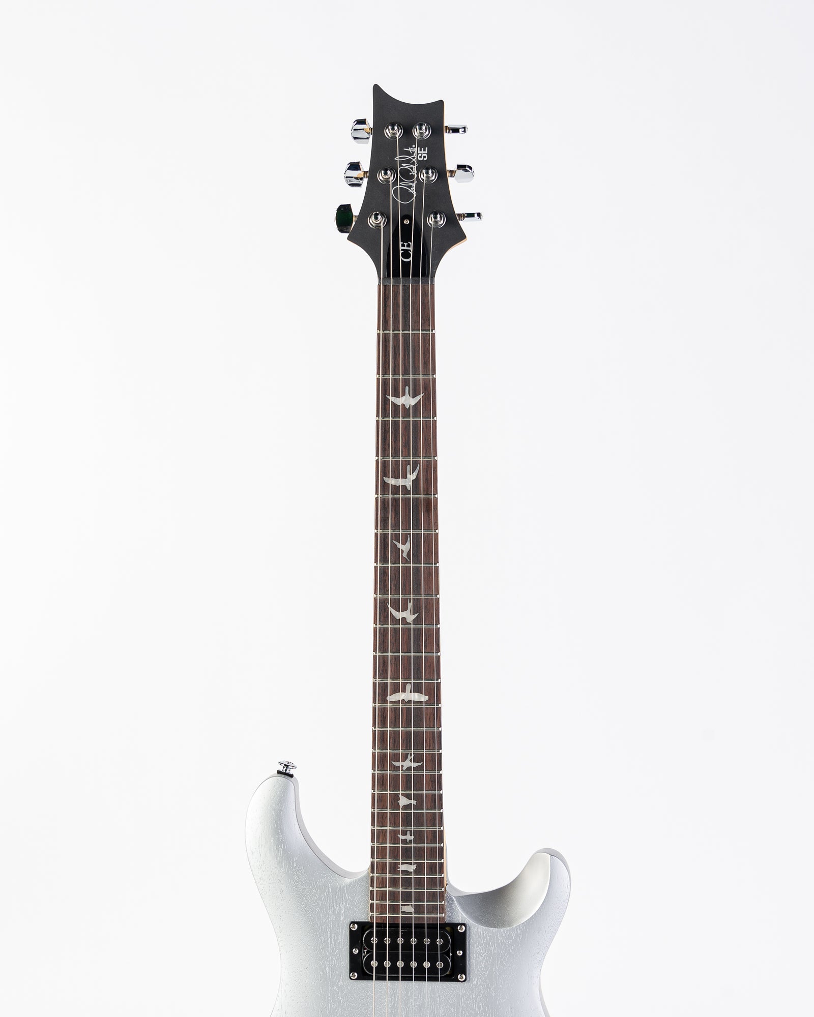PRS SE CE 24 Standard Satin Electric Guitar - Metallic Silver Satin