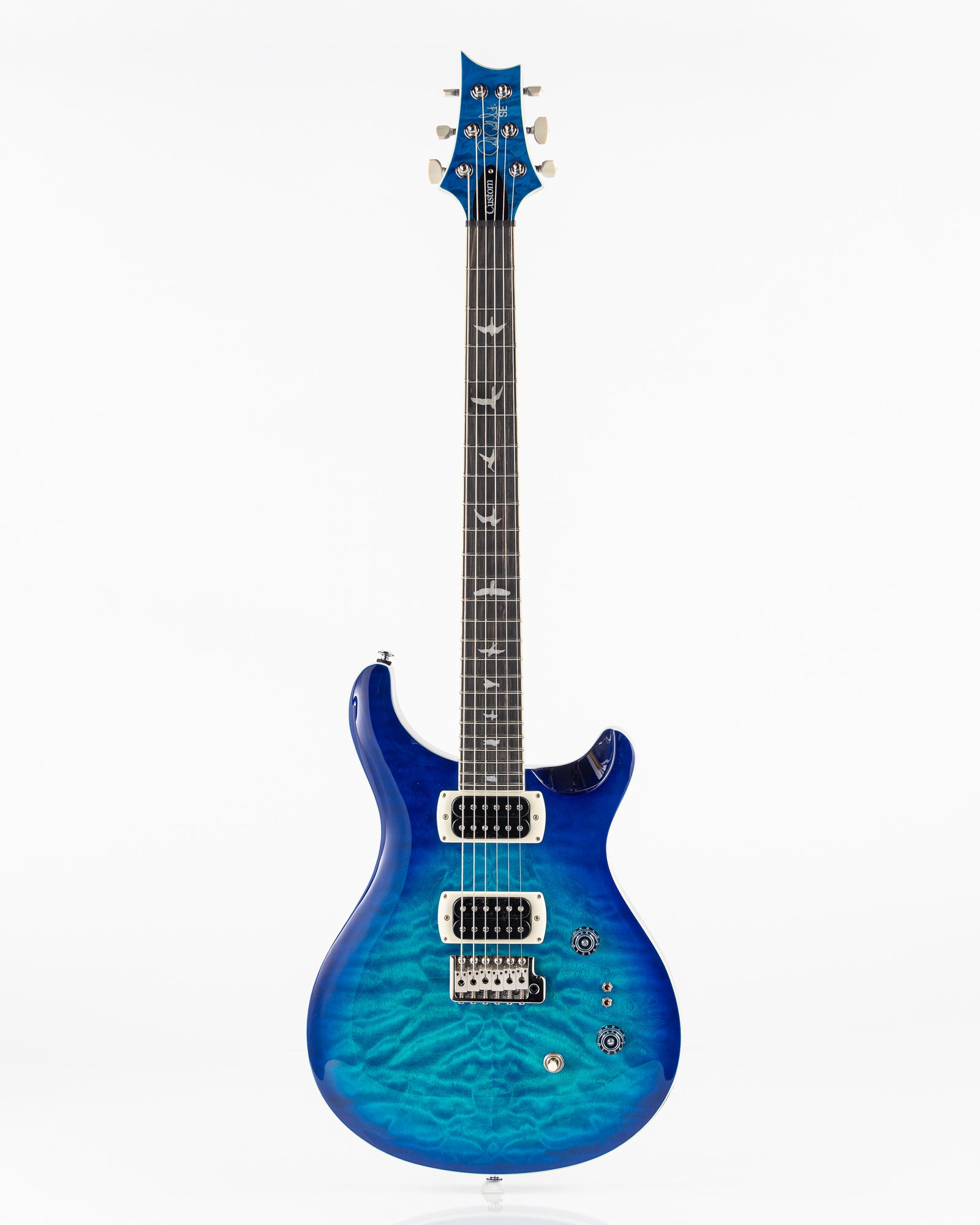 PRS SE Custom 24-08 Quilt Electric Guitar - Lake Blue