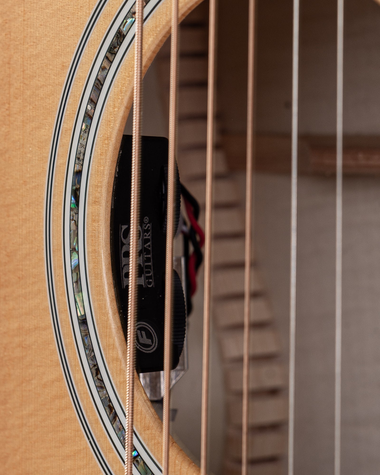 PRS SE P50E Parlor Acoustic Electric Guitar - Black Gold
