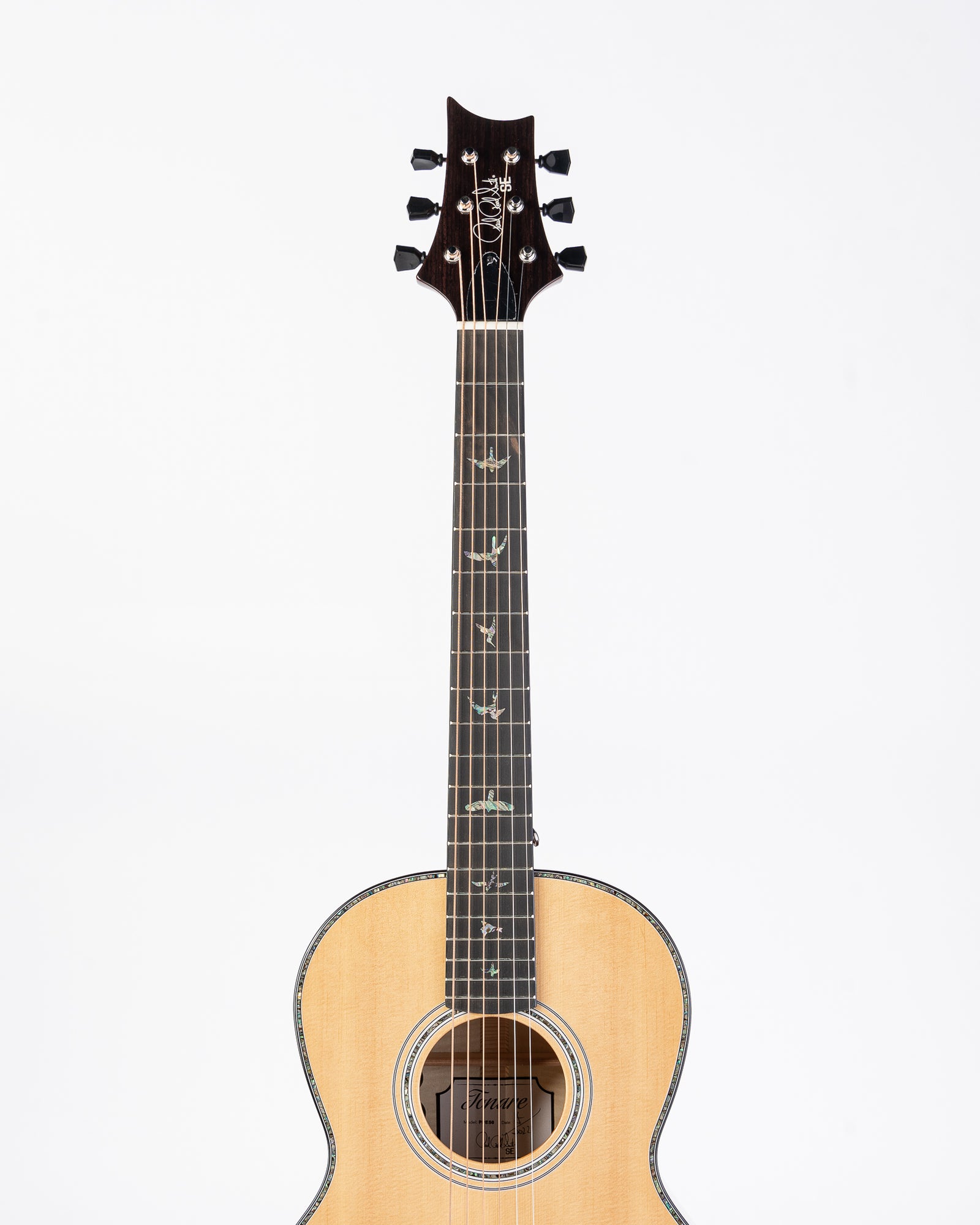 PRS SE P50E Parlor Acoustic Electric Guitar - Black Gold