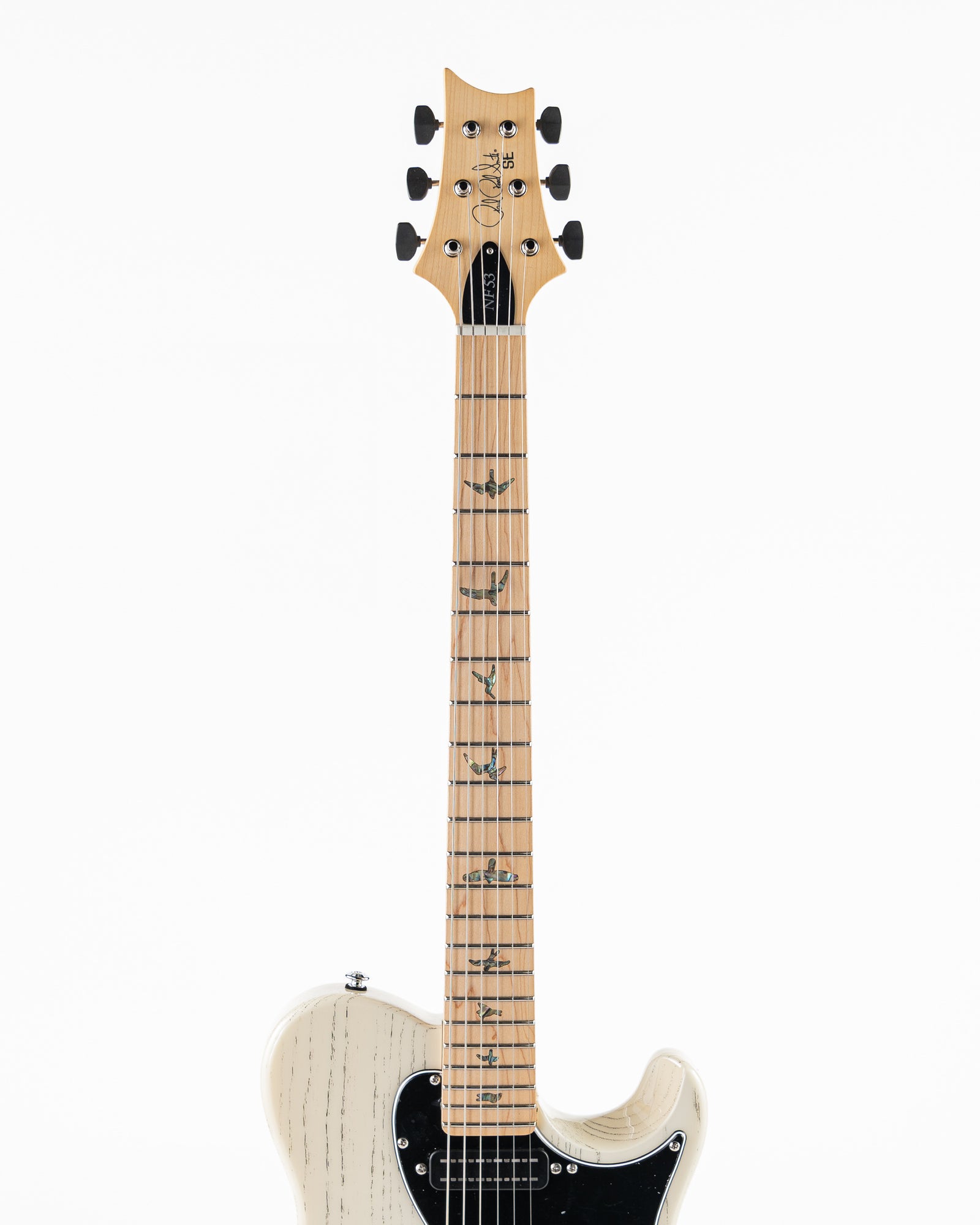 PRS SE NF 53 Electric Guitar - White Doghair