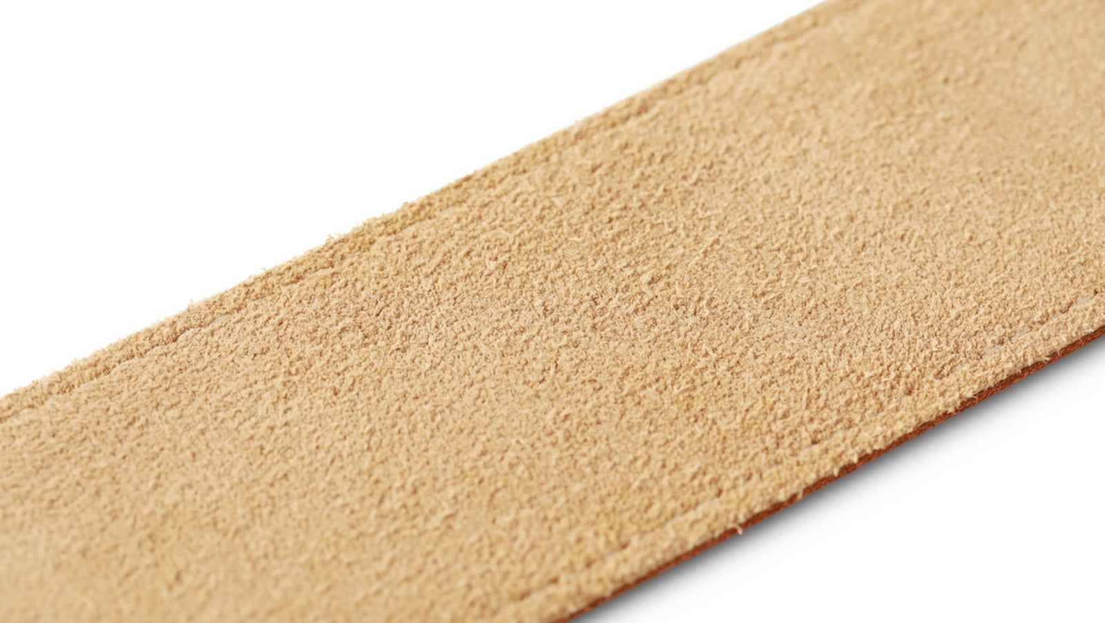 Taylor Gemstone 2.5" Sanded Leather Guitar Strap - Medium Brown