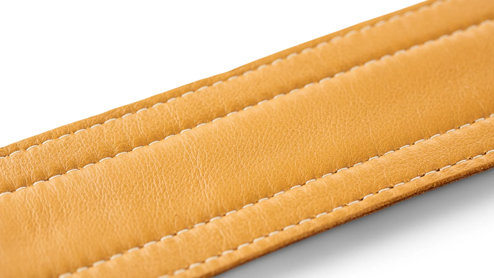 Taylor Nouveau 2.5" Leather Guitar Strap - Medium Brown