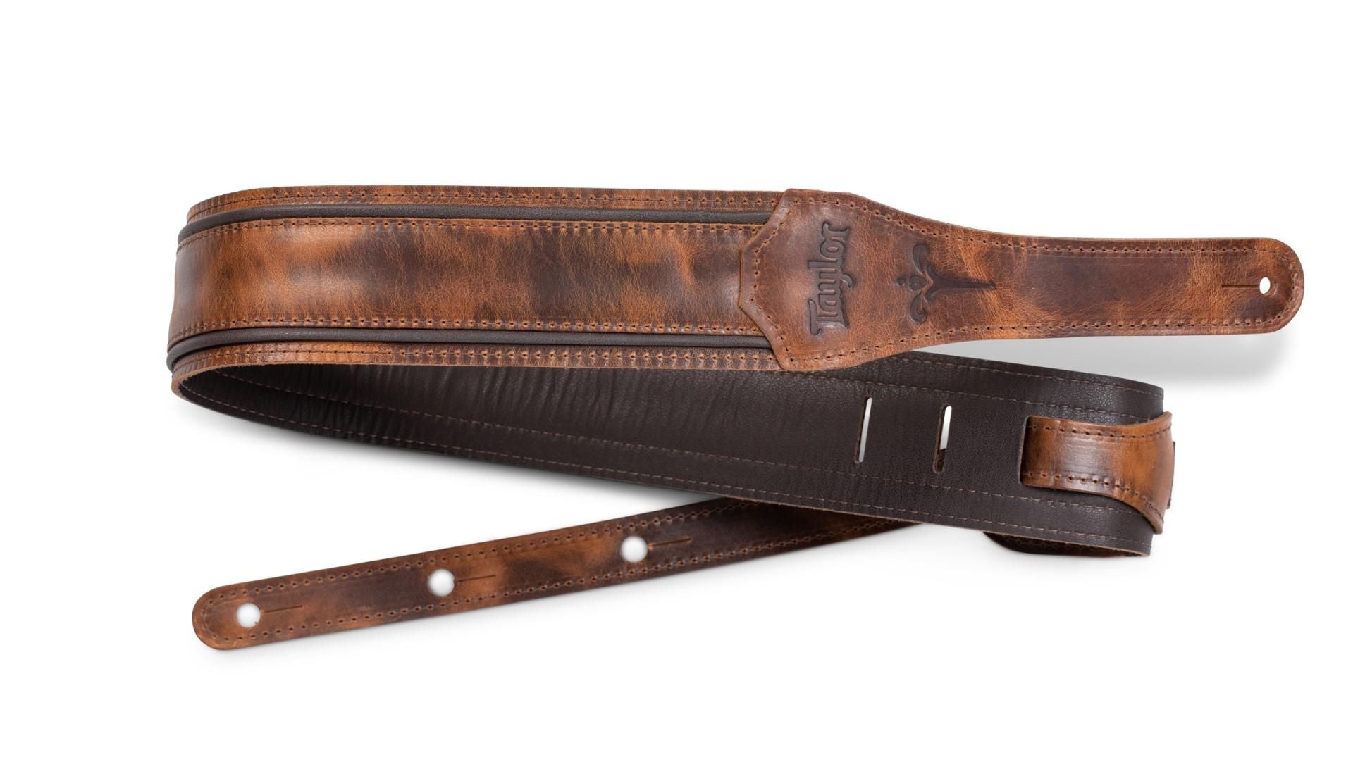 Taylor Fountain Strap - Leather 2.5" - Weathered Brn