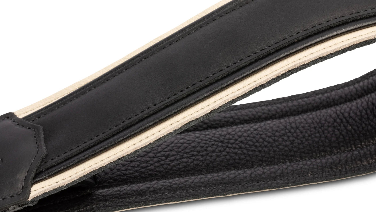 Taylor American Dream 2.5" Leather Guitar Strap - White/Black