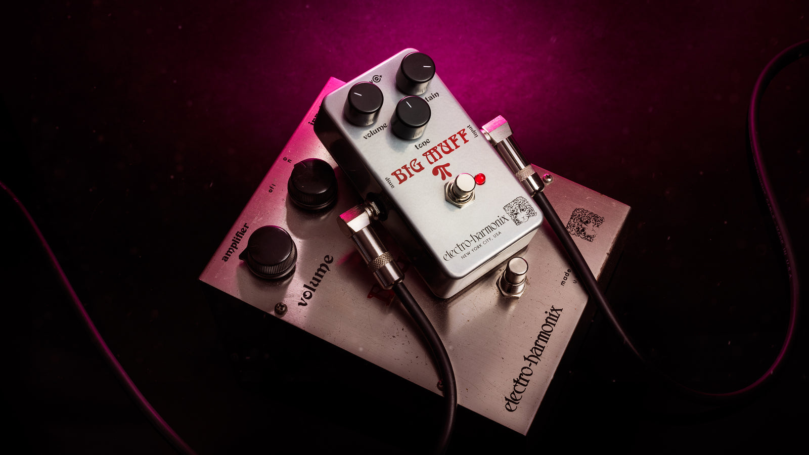 Electro-Harmonix Ram's Head Big Muff Pi Fuzz/Distortion/Sustainer Guitar Pedal