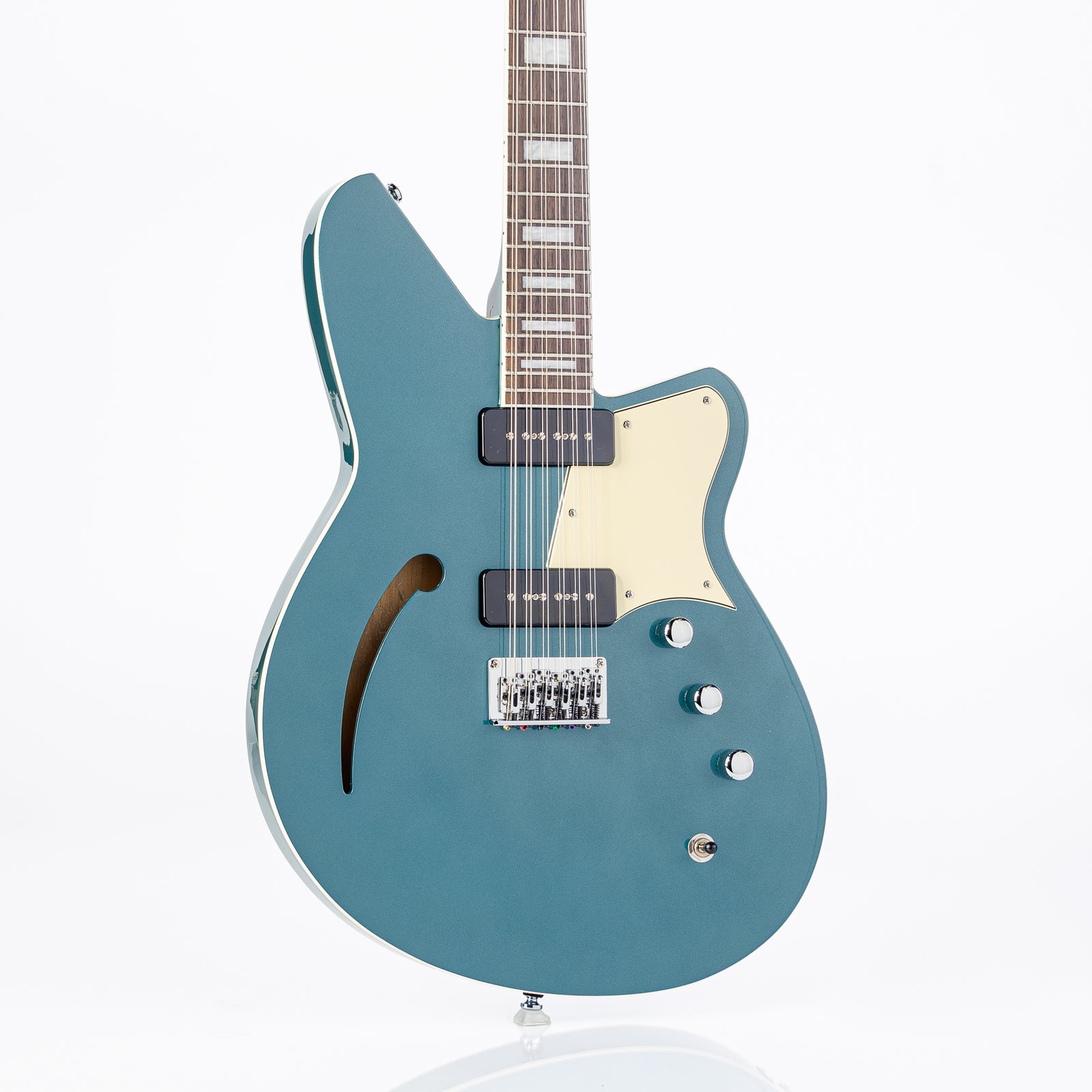 Reverend Set-Neck Series Airwave 12 Semi-Hollow 12-String Electric Guitar - Deep Sea Blue