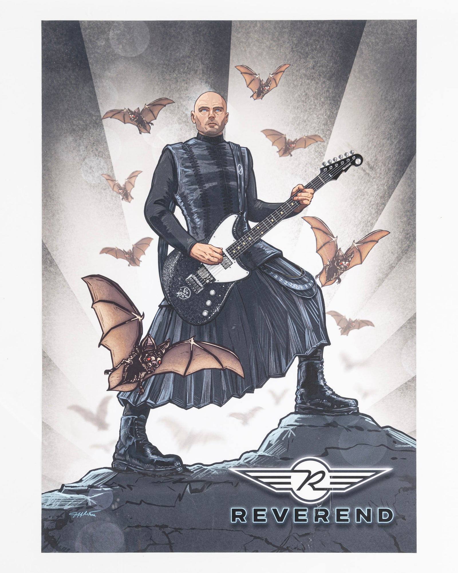 Reverend Billy Corgan Signature Z-One Electric Guitar - Infinite Sadness Edition