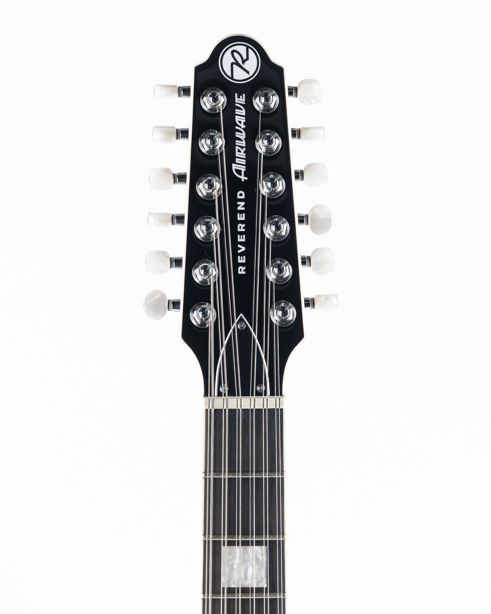 Reverend Bolt-On Series Airwave 12 Semi-Hollow Electric Guitar - Black Sparkle