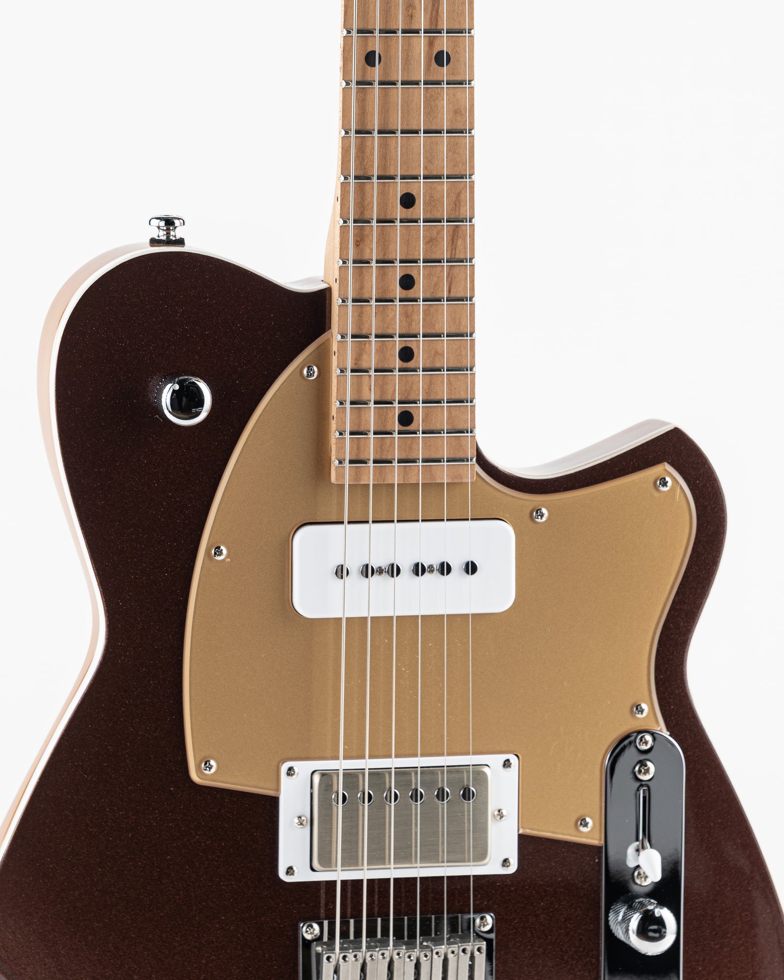 Reverend Bolt-On Series Charger H90 Electric Guitar - Metallic Bordeaux