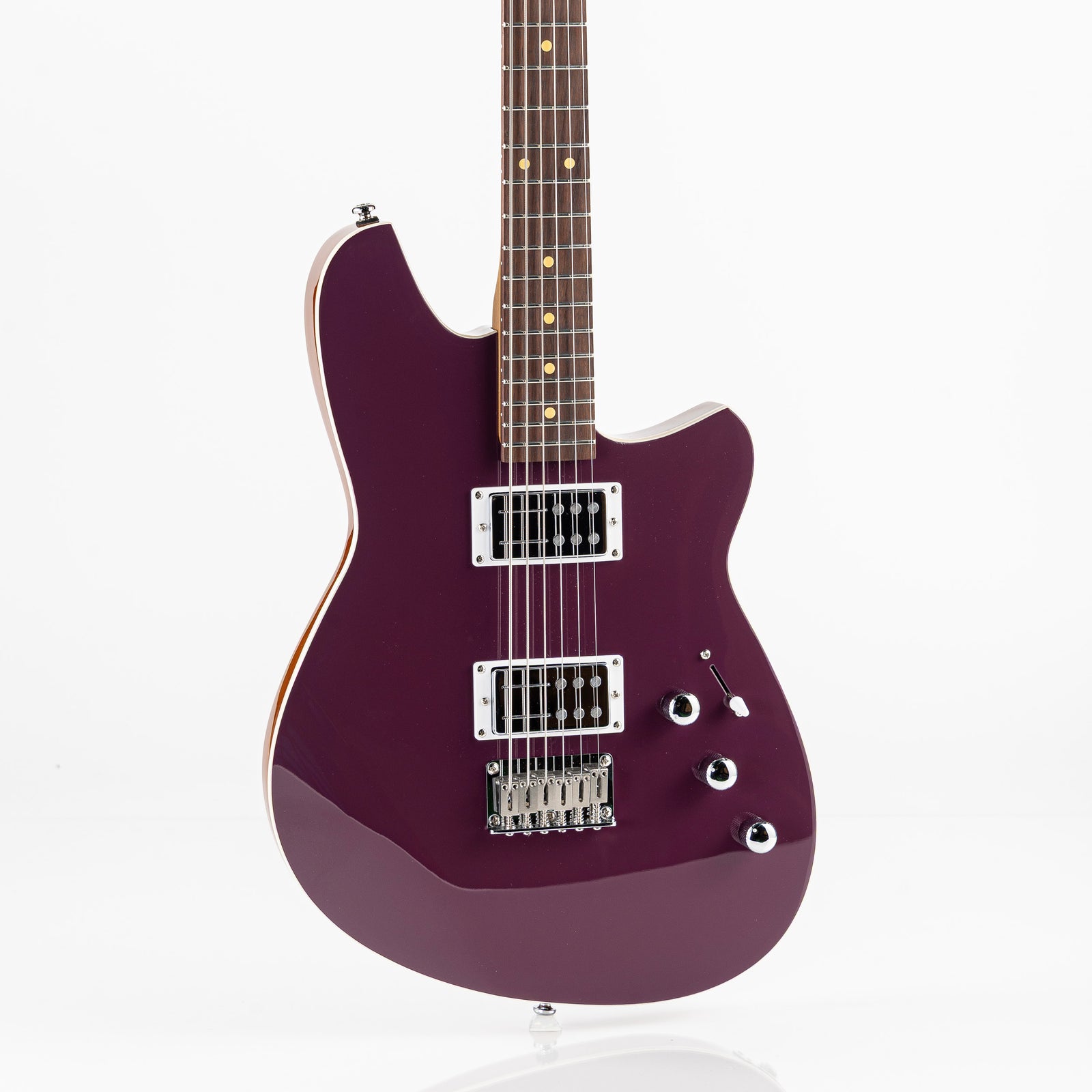 Reverend Bolt-On Series Descent Baritone Electric Guitar - Purple Punch