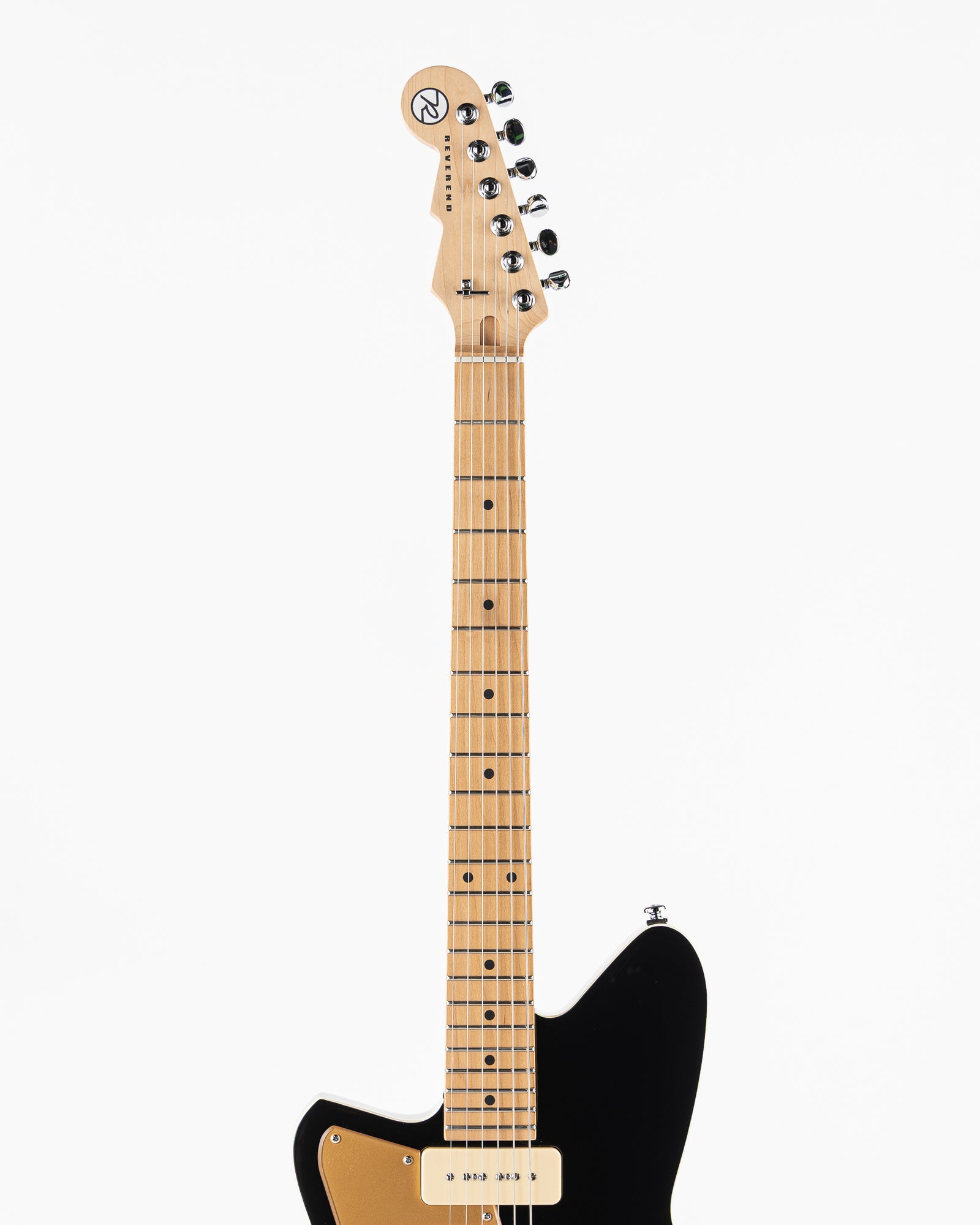 Reverend Bolt-On Series Jetstream 390 Left Handed Electric Guitar - Midnight Black