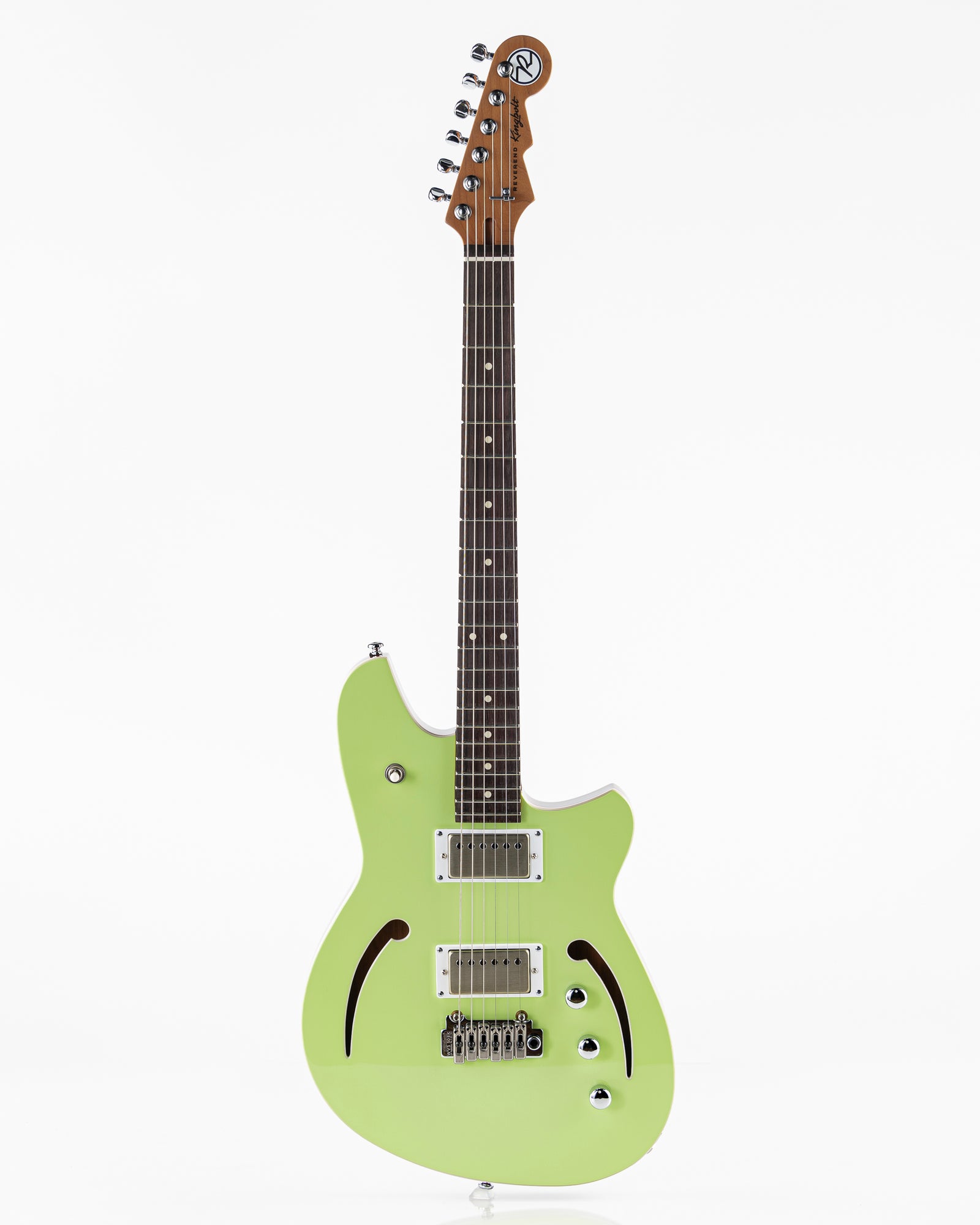 Reverend Bolt-On Series Kingbolt Air HH Semi-Hollow Electric Guitar - Citrus Cream