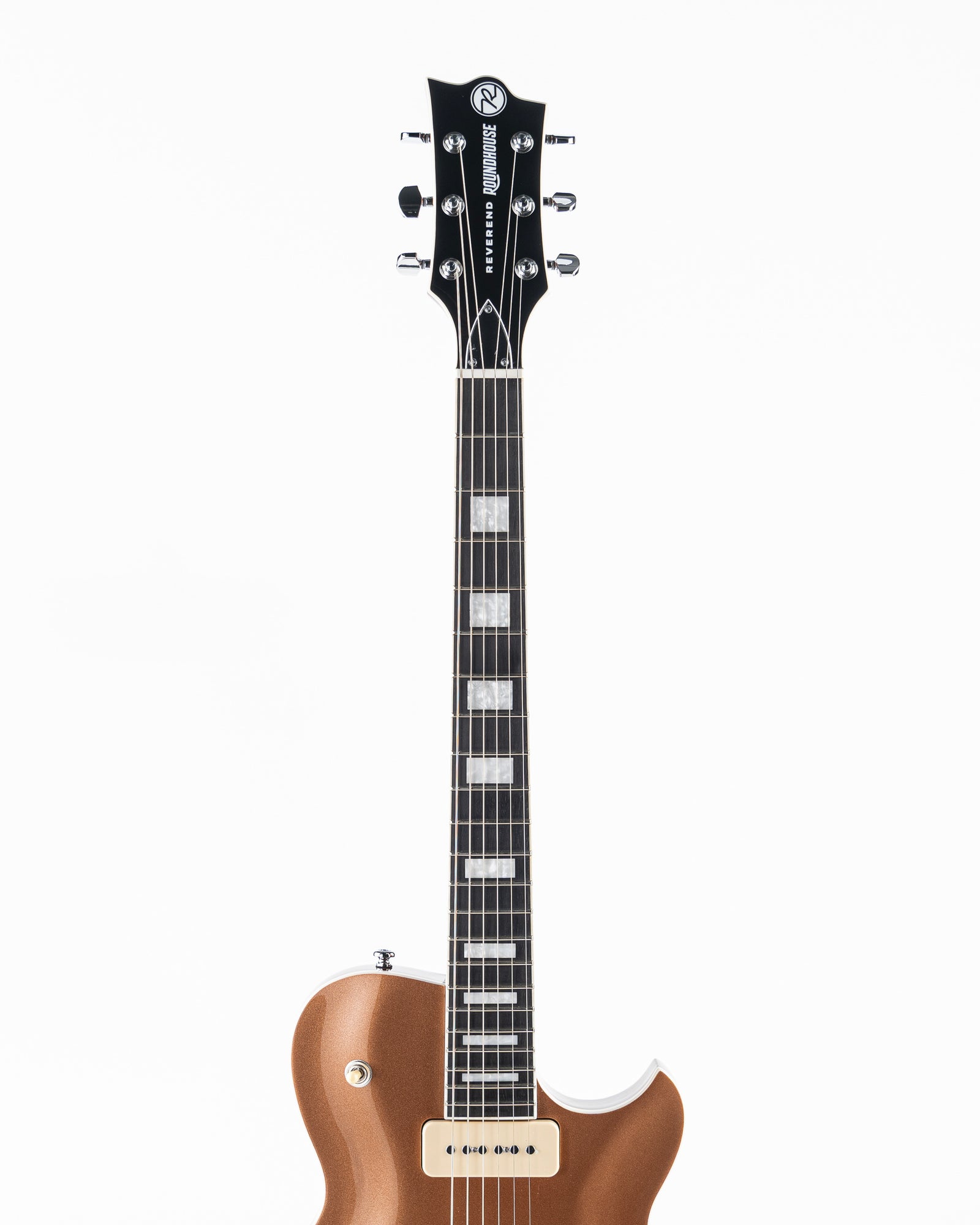 Reverend Set-Neck Series Roundhouse 290 Electric Guitar - Metallic Bronze