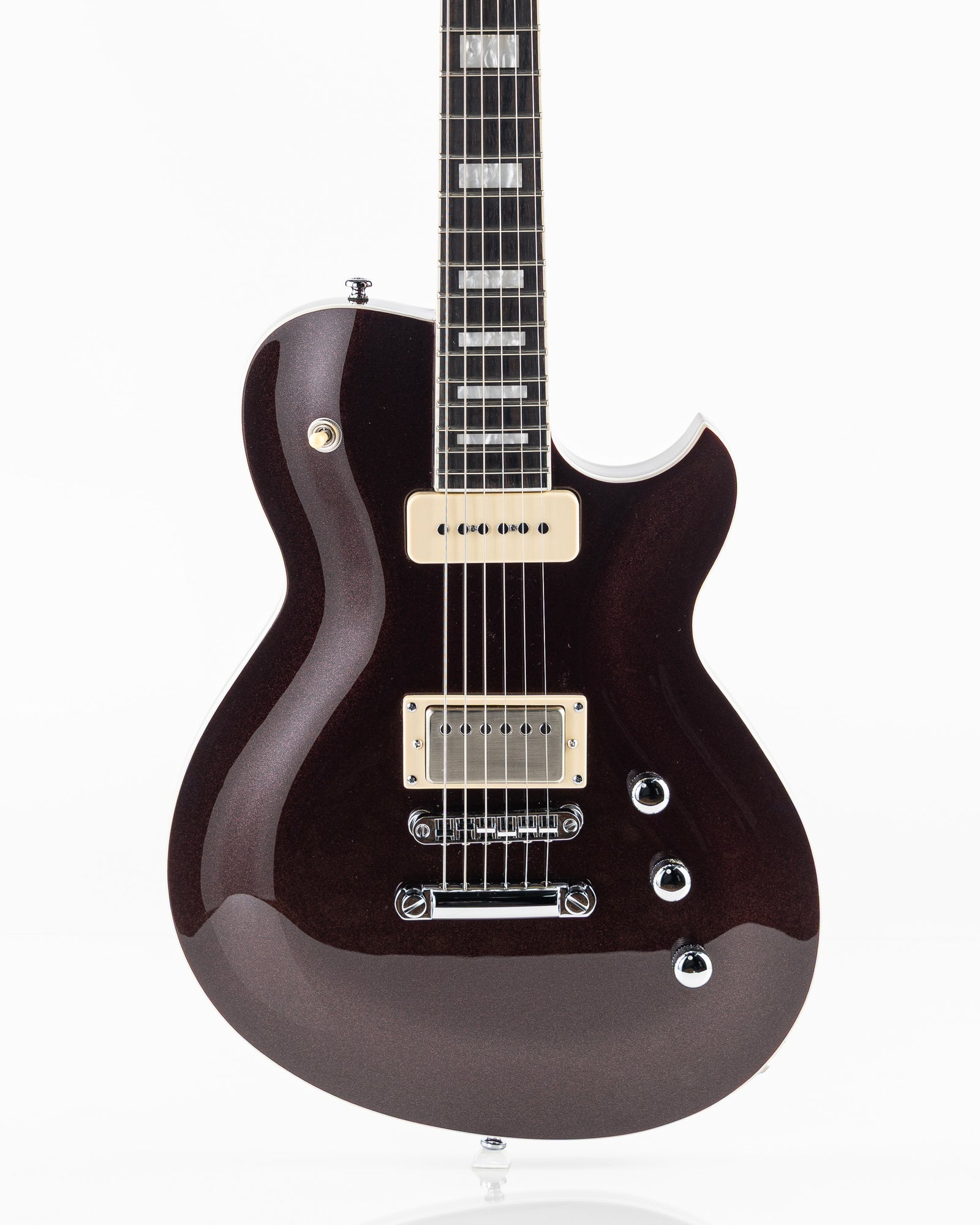 Reverend Set-Neck Series Roundhouse H90 Electric Guitar - Metallic Bordeaux