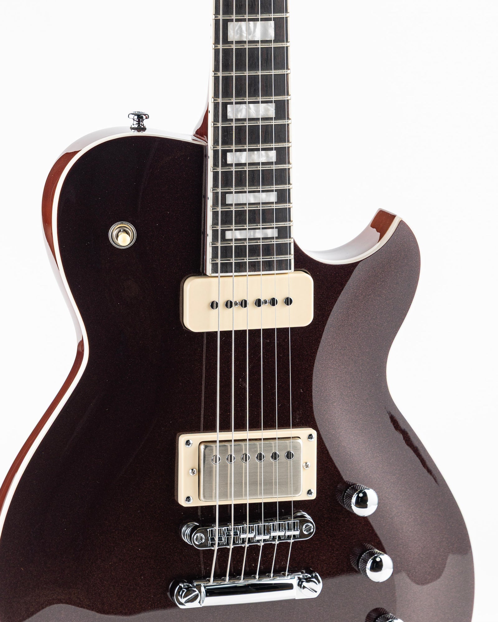 Reverend Set-Neck Series Roundhouse H90 Electric Guitar - Metallic Bordeaux