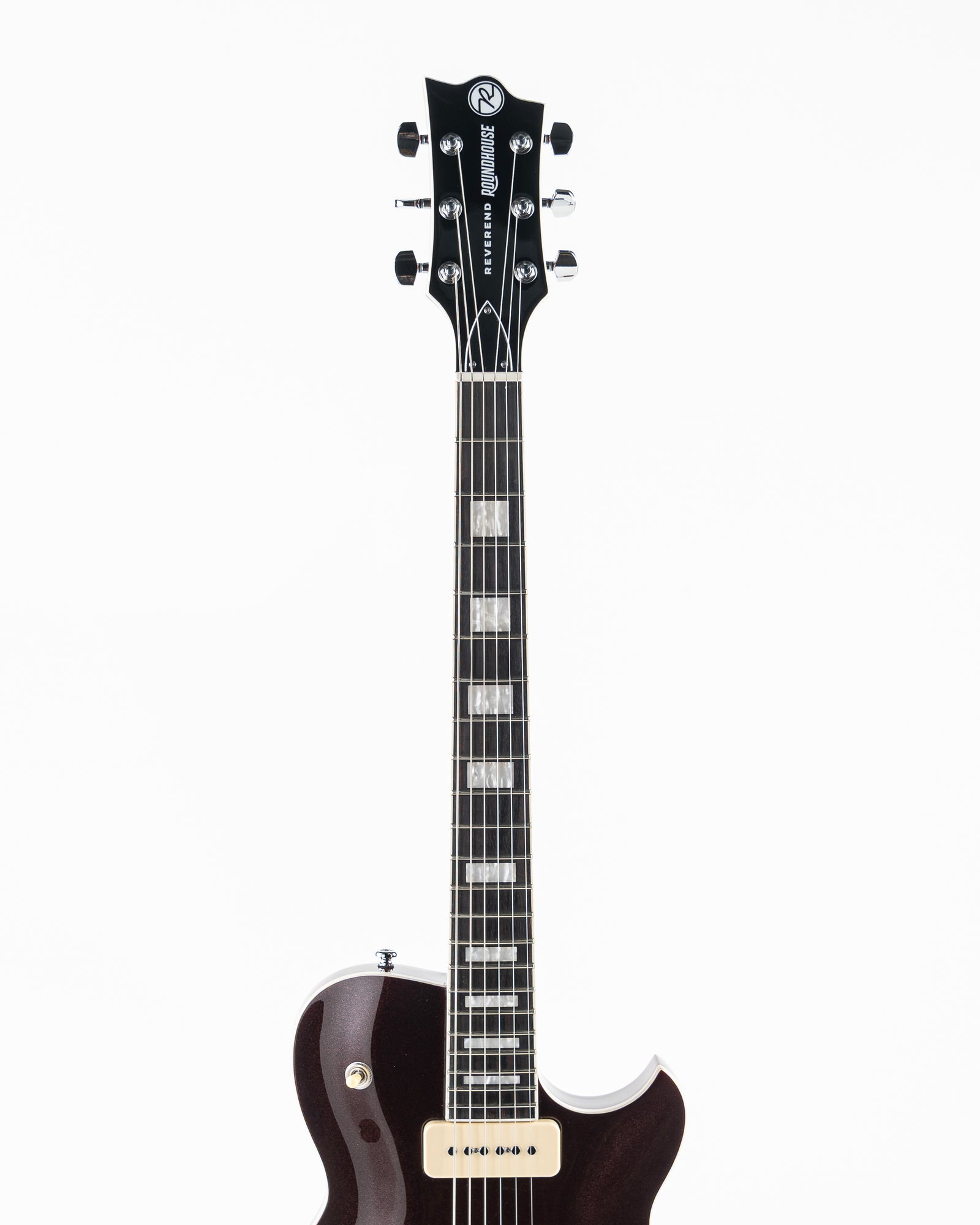 Reverend Set-Neck Series Roundhouse H90 Electric Guitar - Metallic Bordeaux