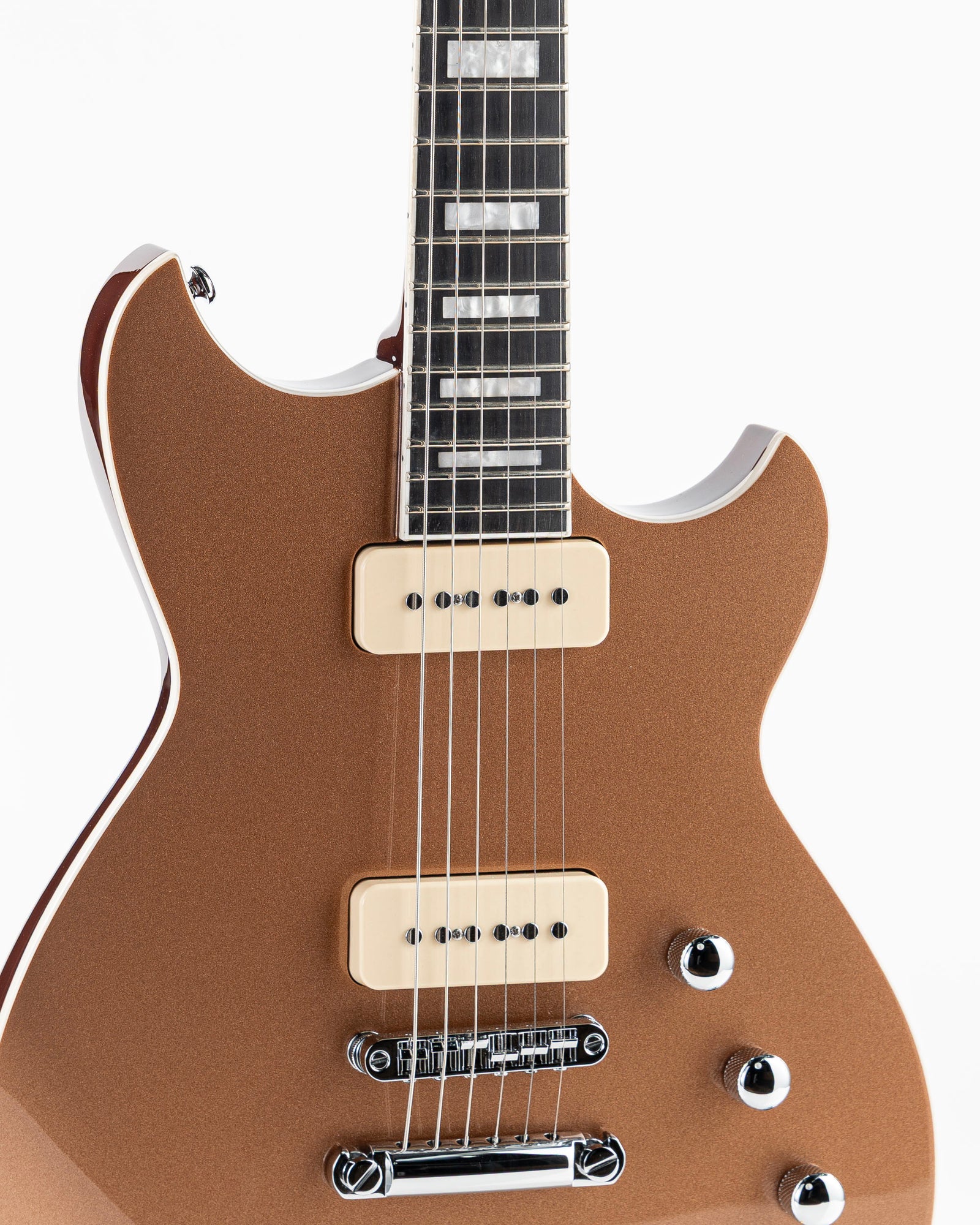 Reverend Set-Neck Series Sensei 290 Electric Guitar - Metallic Bronze