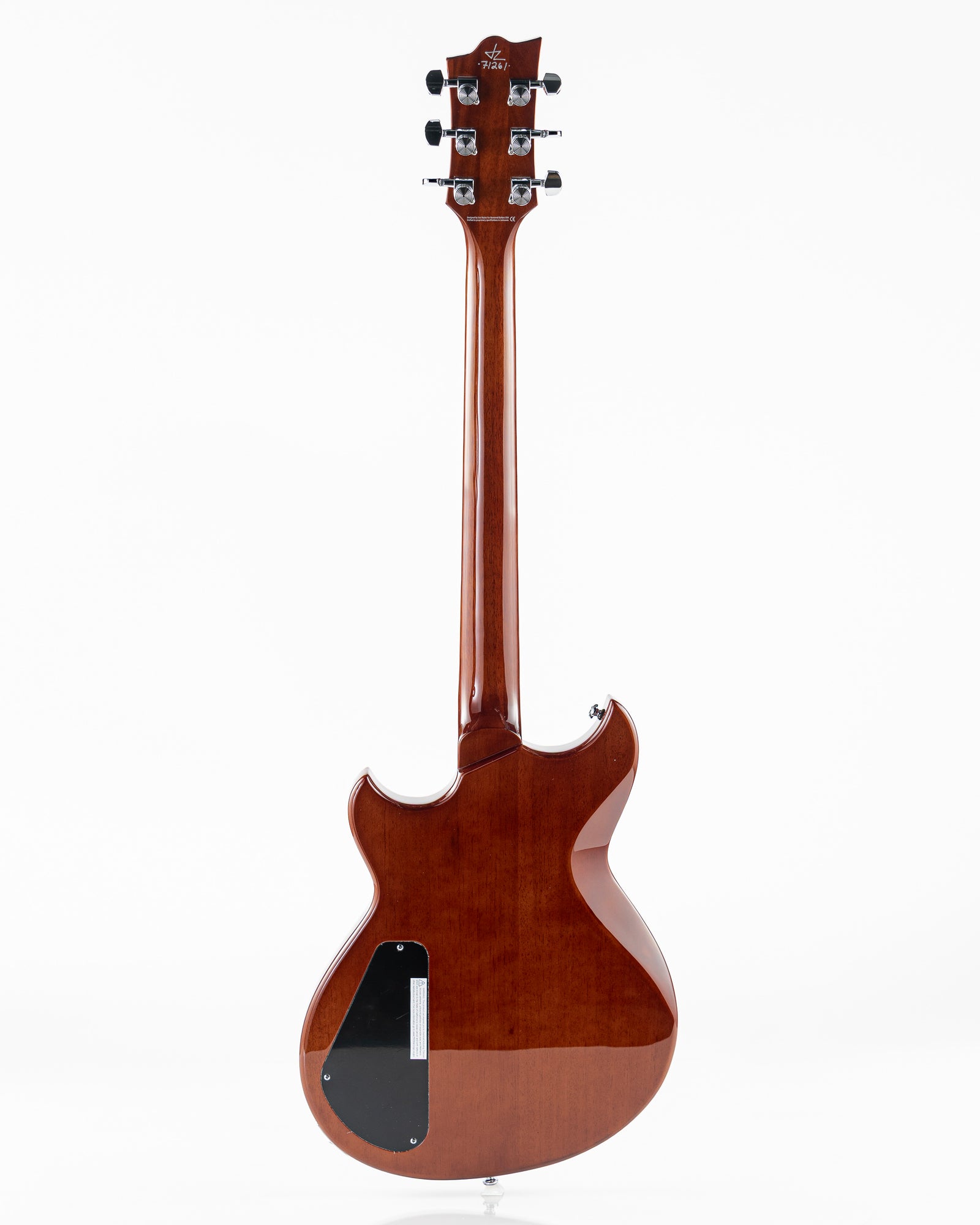 Reverend Set-Neck Series Sensei Jr. H Electric Guitar - Metallic Bordeaux