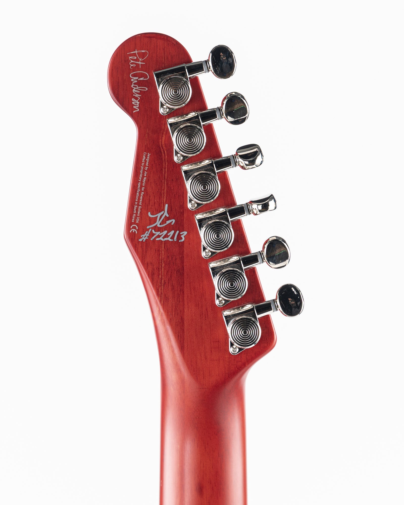 Reverend Signature Series Pete Anderson Eastsider Custom Electric Guitar - Satin Classic Cherry