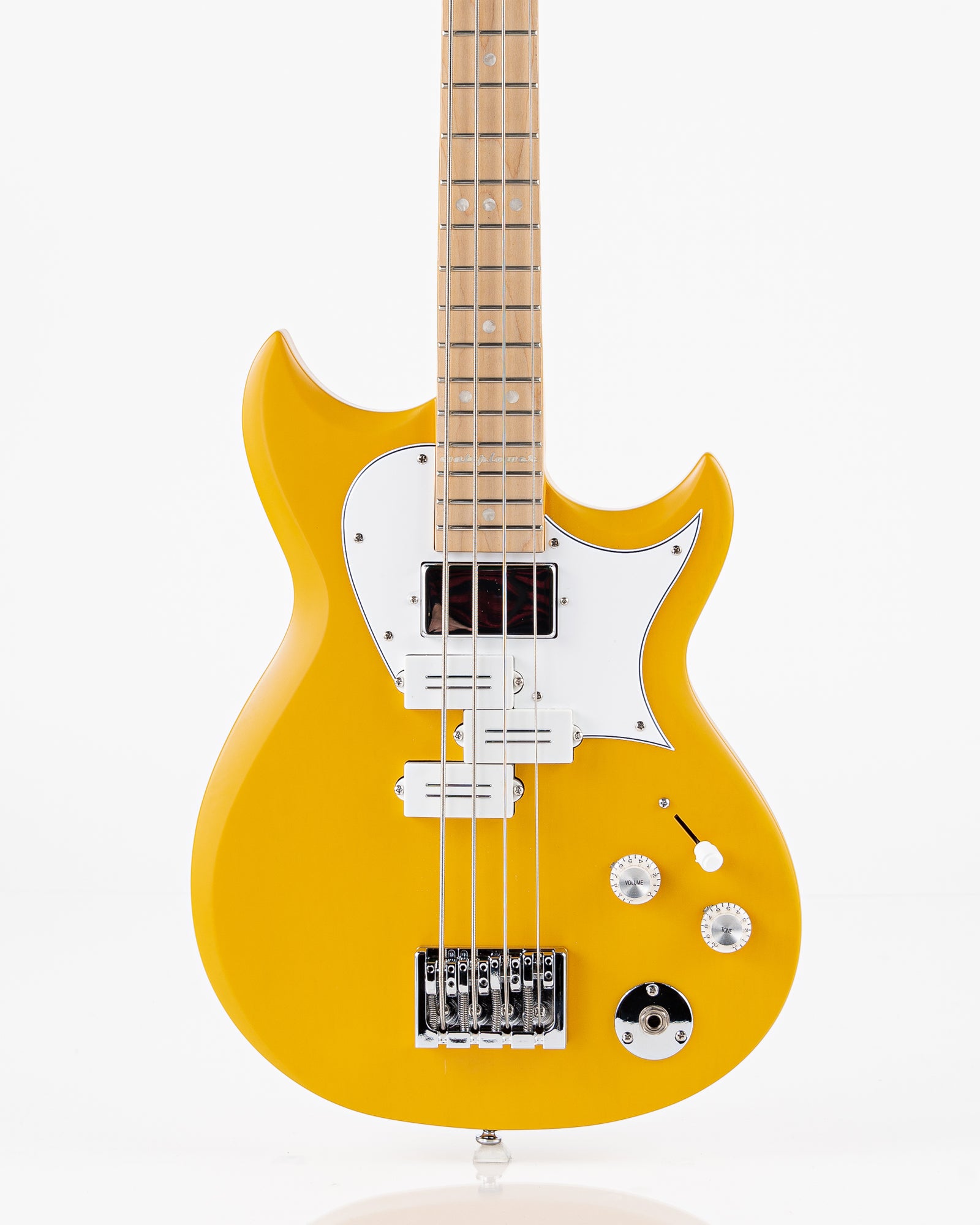 Reverend Signature Series Mike Watt Wattplower Mark II Electric Bass - Watt Yellow