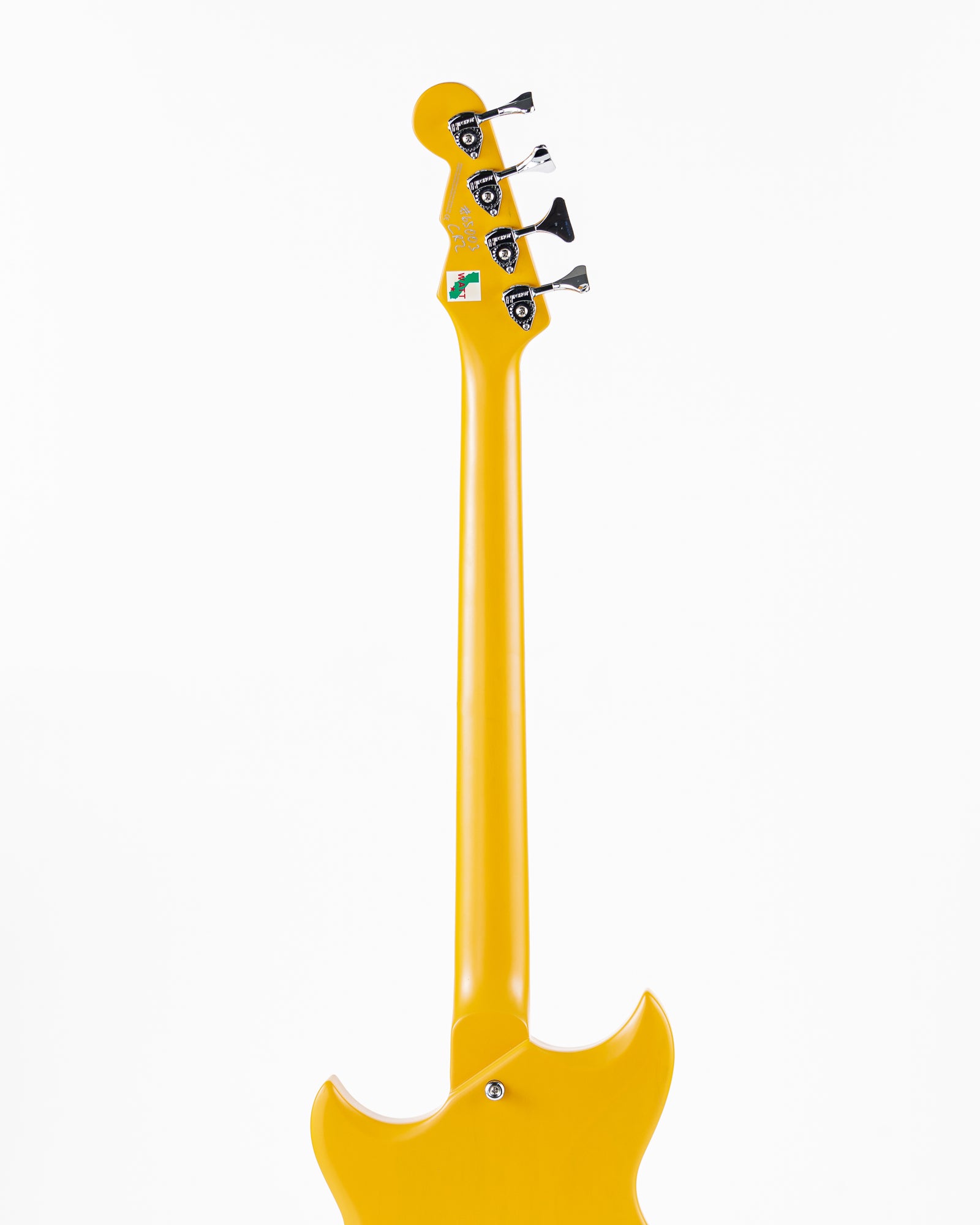 Reverend Signature Series Mike Watt Wattplower Mark II Electric Bass - Watt Yellow