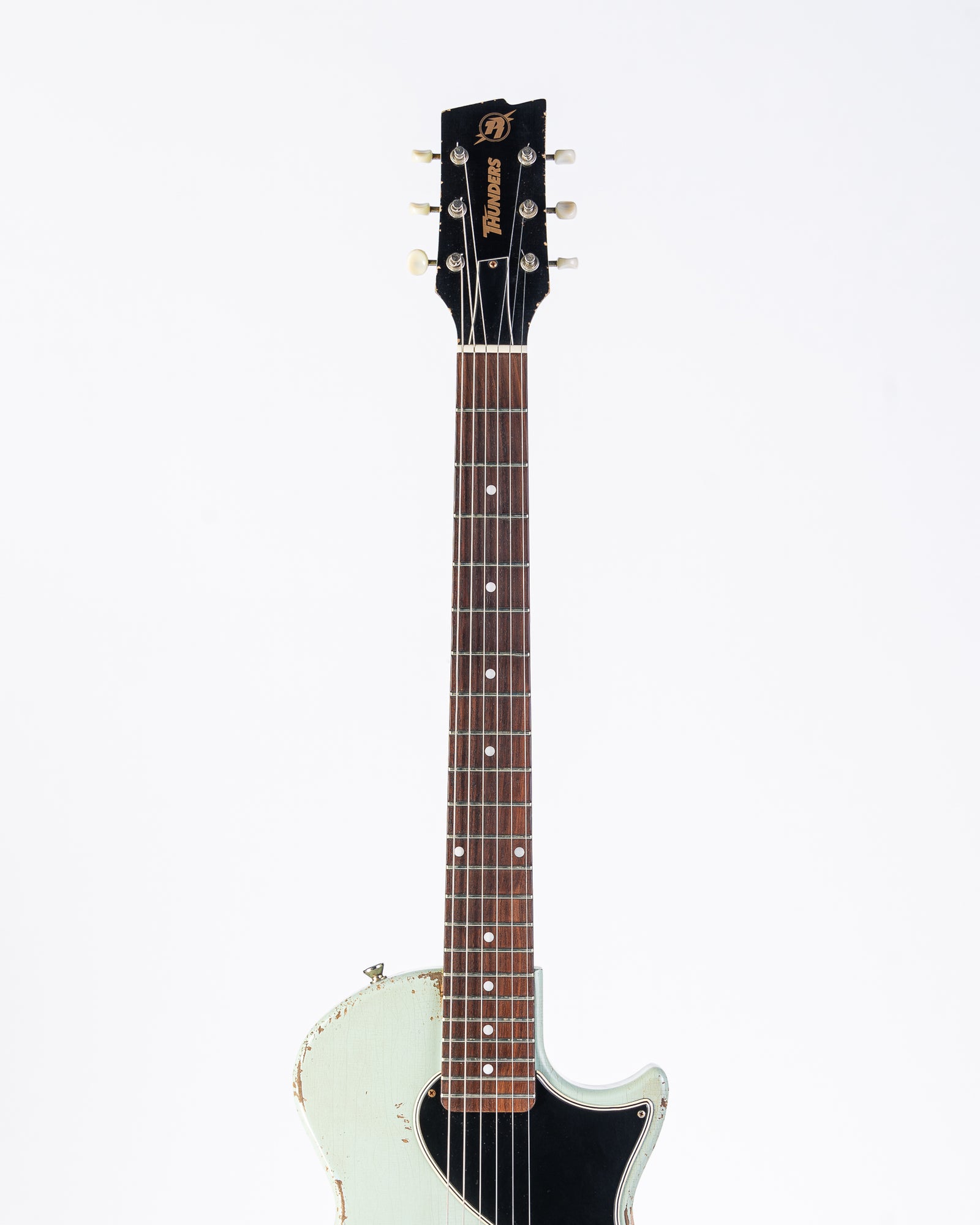 Rock N Roll Relics Thunders Single Cut Aged Daphne Blue