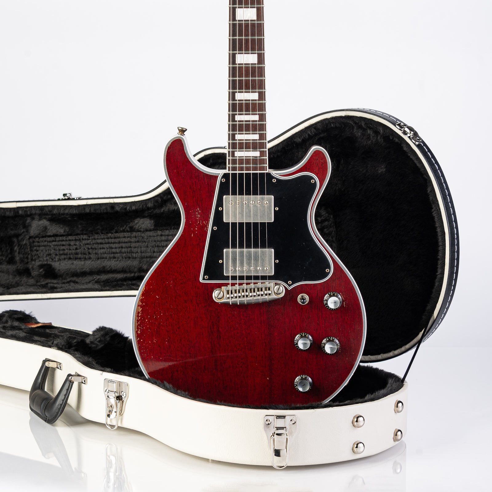 Rock N' Roll Relics Thunders Custom Double Cut Electric Guitar - Aged Cherry