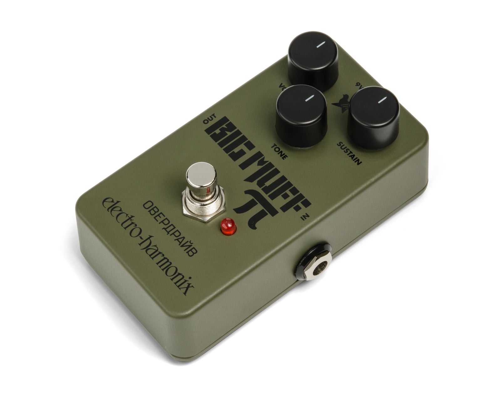 Electro-Harmonix Green Russian Big Muff Pi - Fuzz / Distortion / Sustainer Guitar Pedal