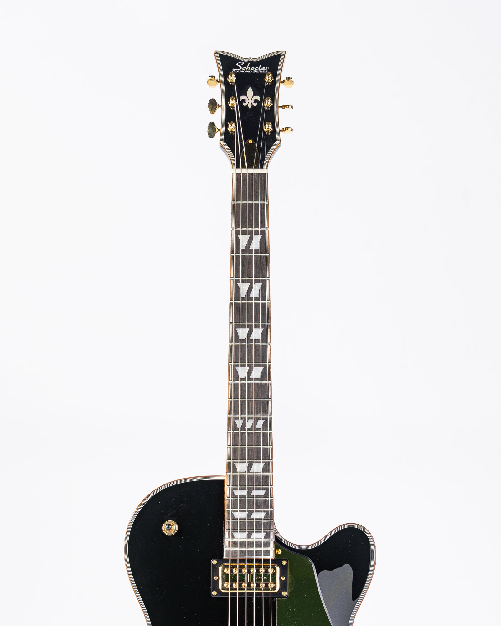 USED Schecter Coupe Gloss Black W/Case