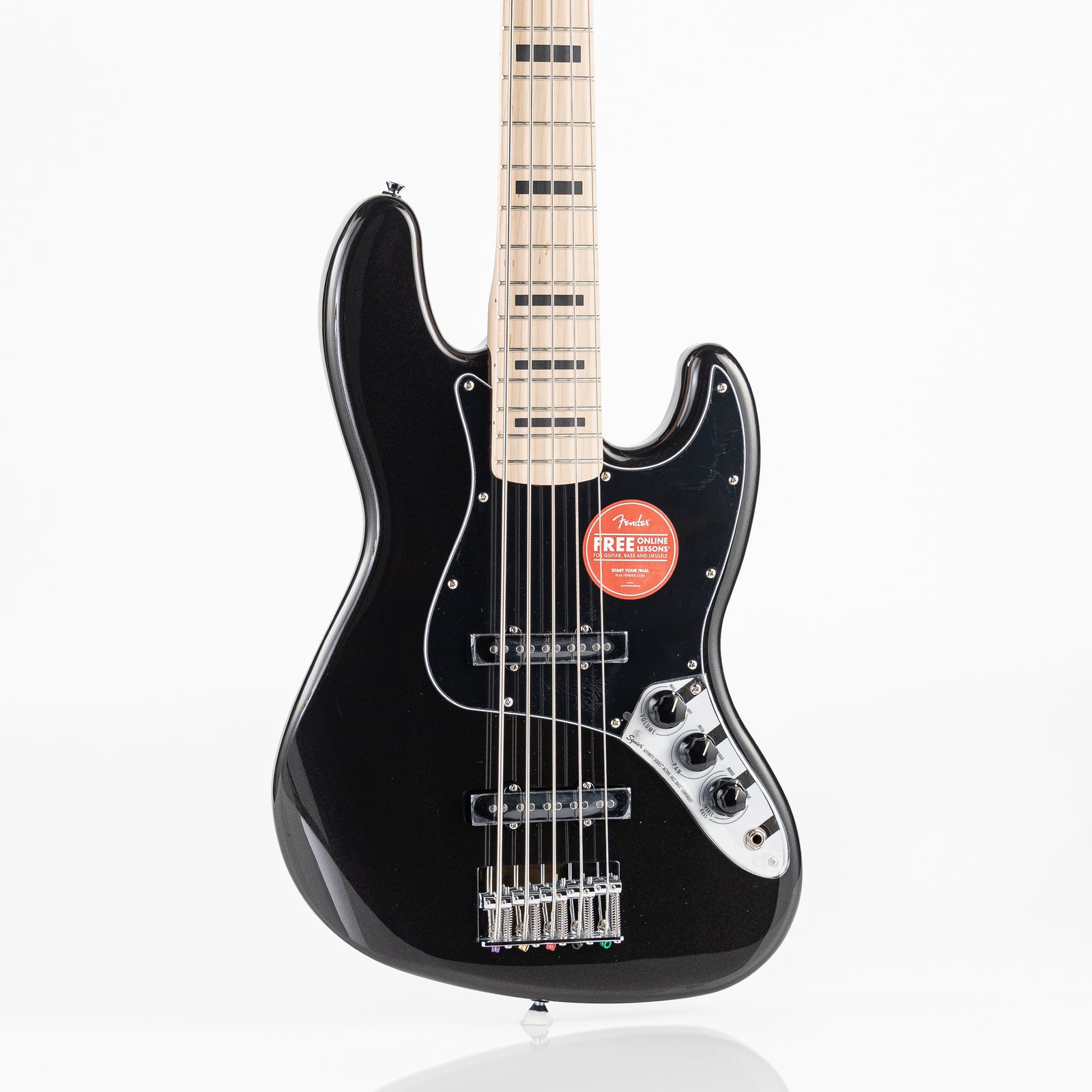 Squier Affinity Active Jazz Bass V - Black Metallic