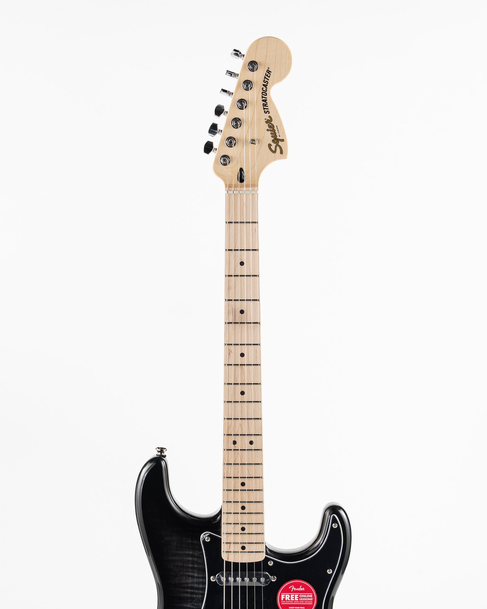 Squier Affinity Series Stratocaster FMT HSS Electric Guitar - Black Burst