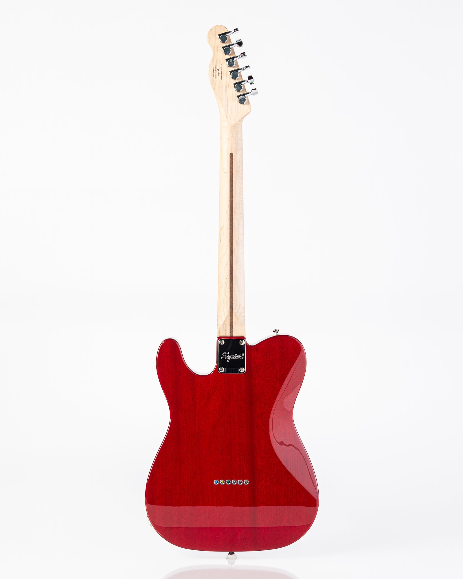 Squier Affinity Series Telecaster FMT SH Electric Guitar - Crimson Red Transparent