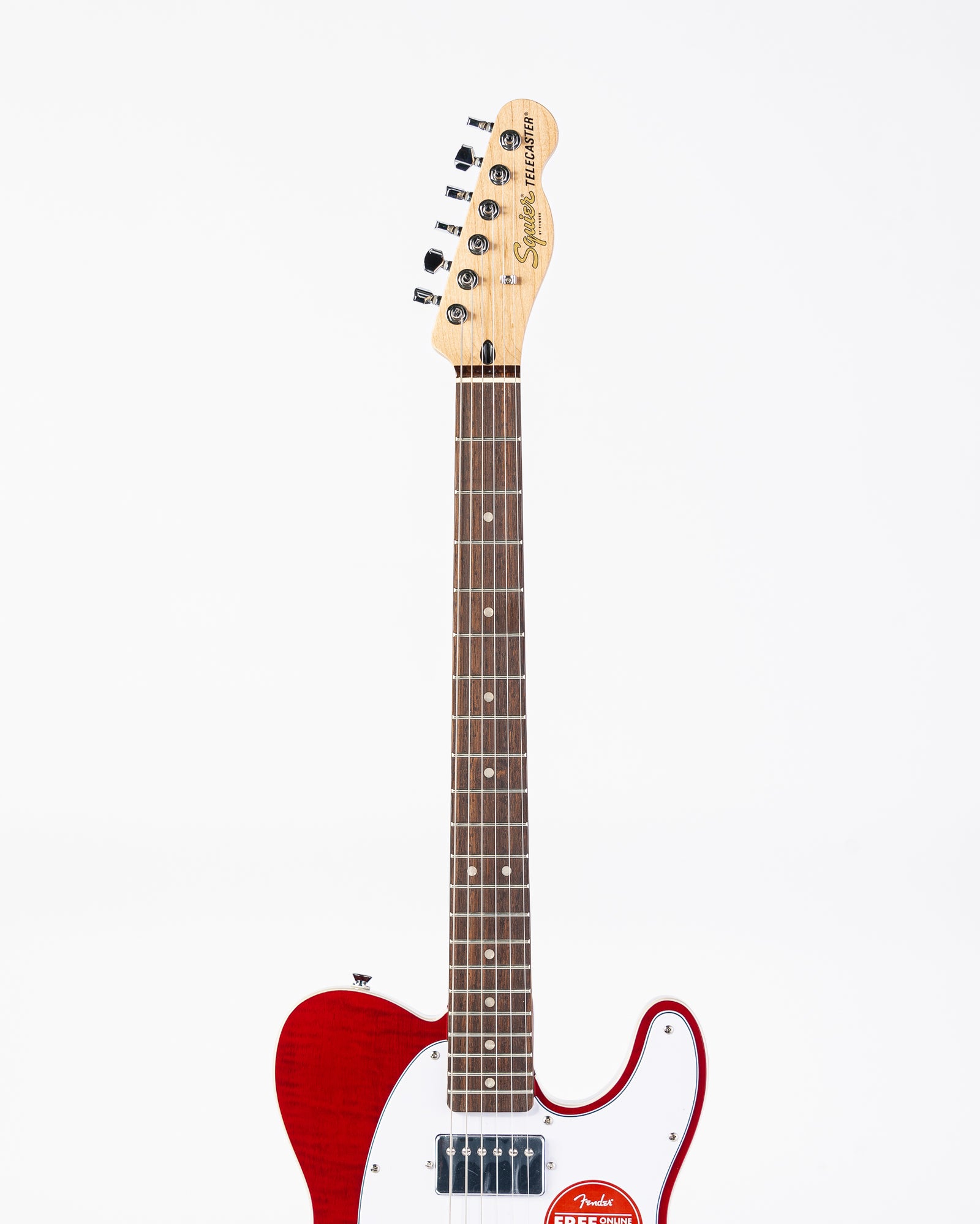 Squier Affinity Series Telecaster FMT SH Electric Guitar - Crimson Red Transparent
