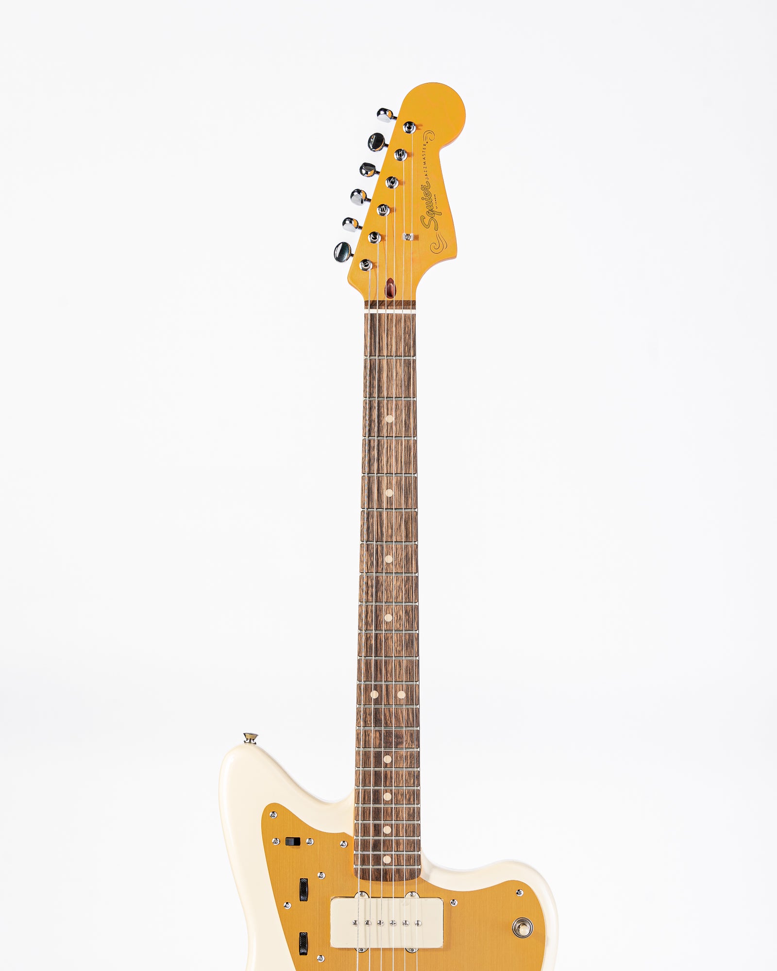 Squier J. Mascis Signature Jazzmaster Electric Guitar- Vintage White
